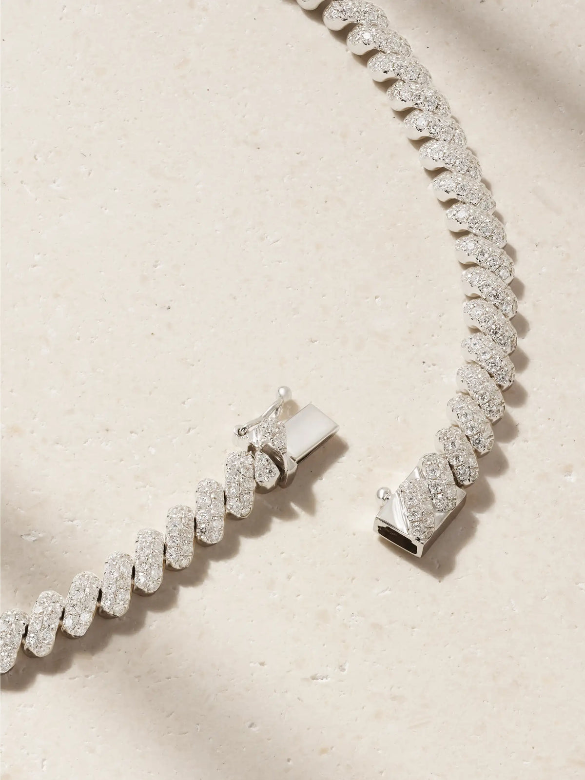 Anita Ko 18-karat White Gold Diamond Necklace
