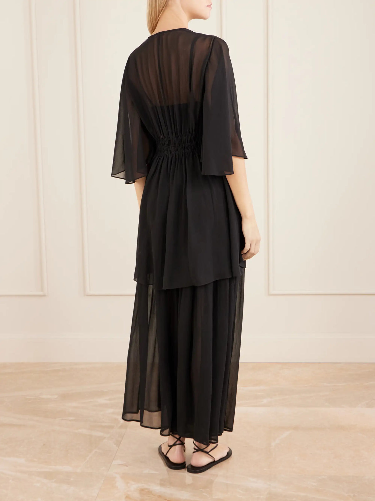 Eres Midnight Operette Shirred Muslin Blouse