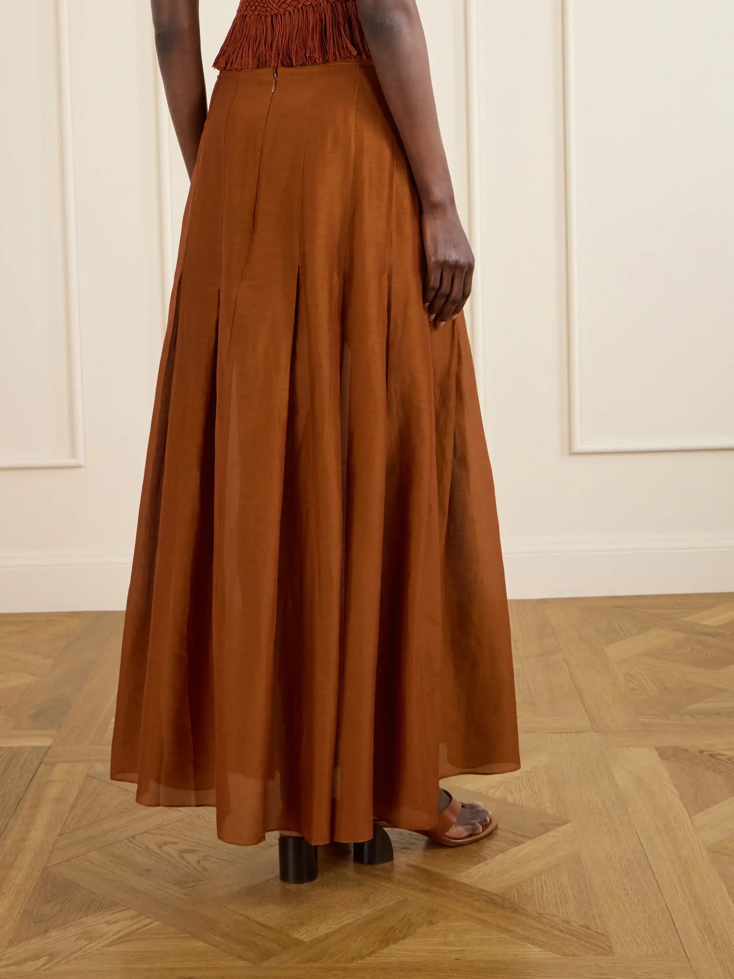Lauri Cotton Maxi Skirt