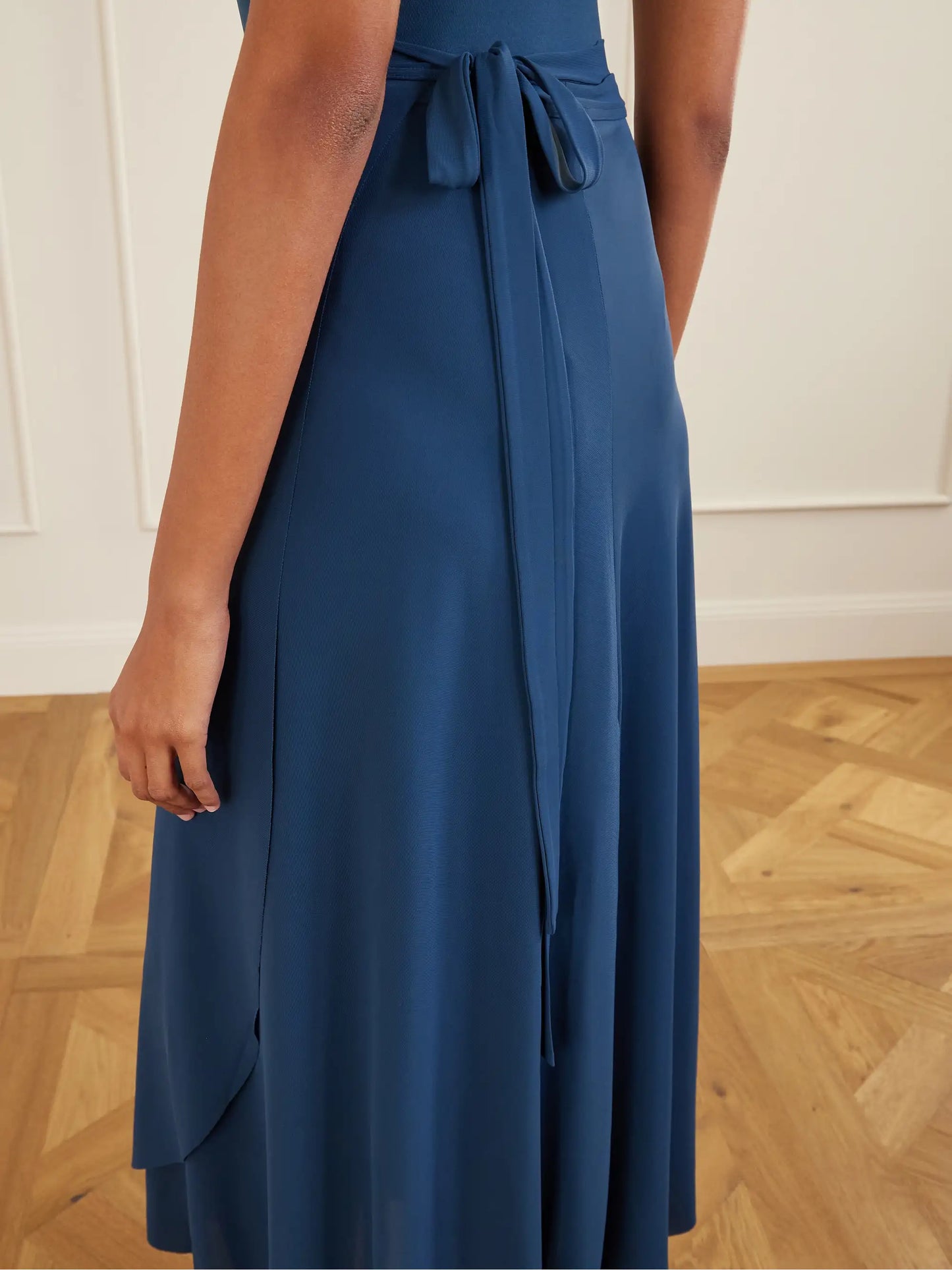 Julieta Stretch-jersey Wrap Midi Skirt