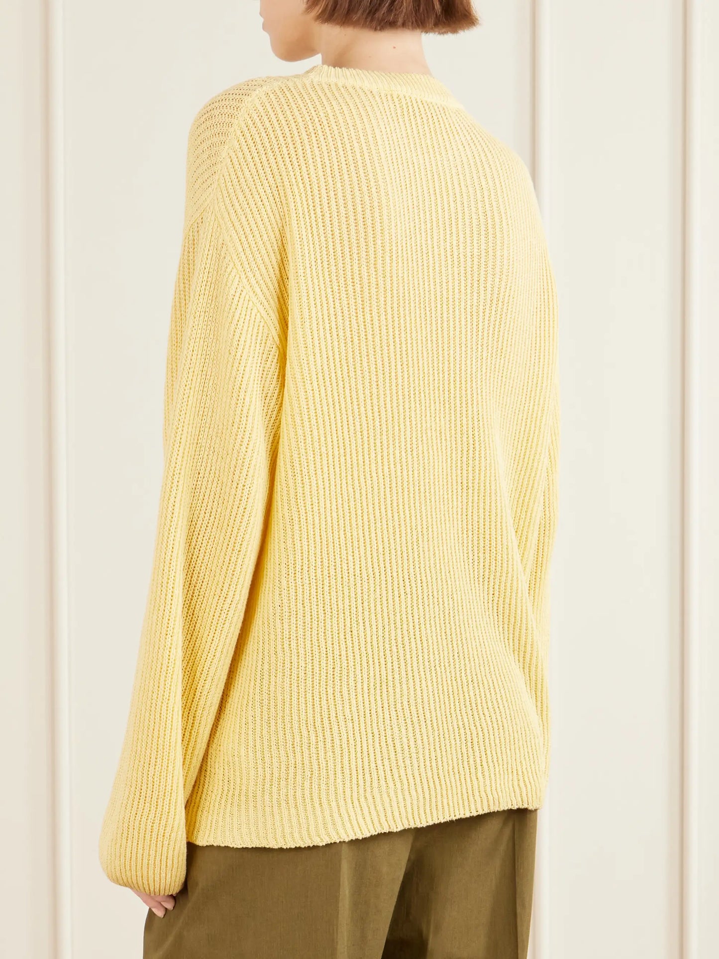 Cotton And Linen-blend Sweater