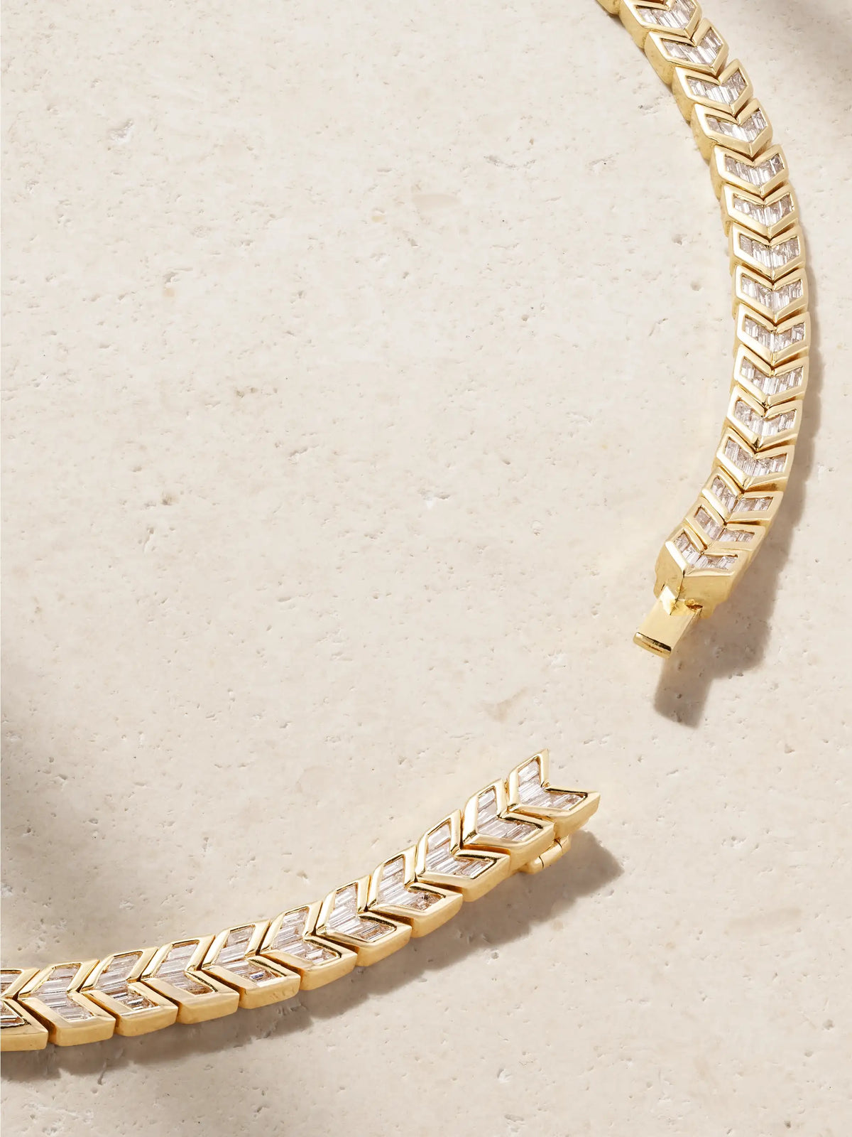 Arrow 18-karat Gold Diamond Choker