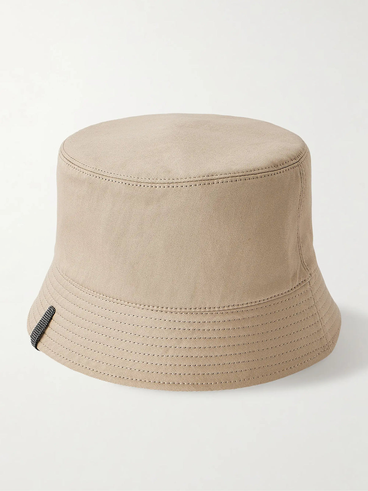 Reversible Embellished Checked Cotton And Linen-blend Twill Buckle Hat