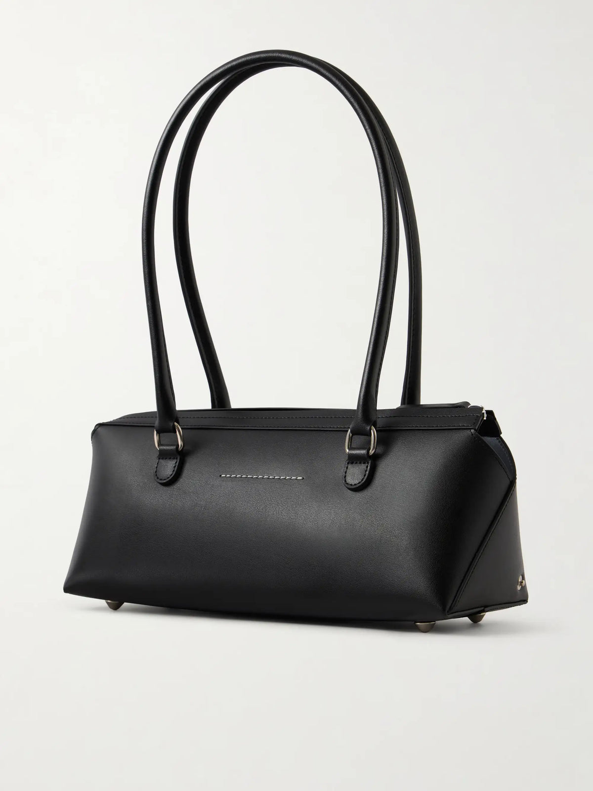 Bauletto J Medium Leather Shoulder Bag