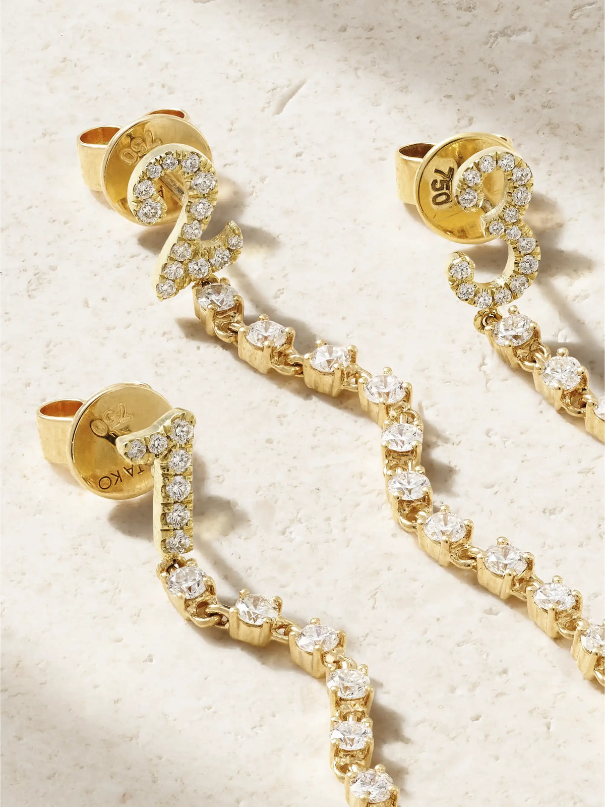 18-karat Gold Diamond Earring