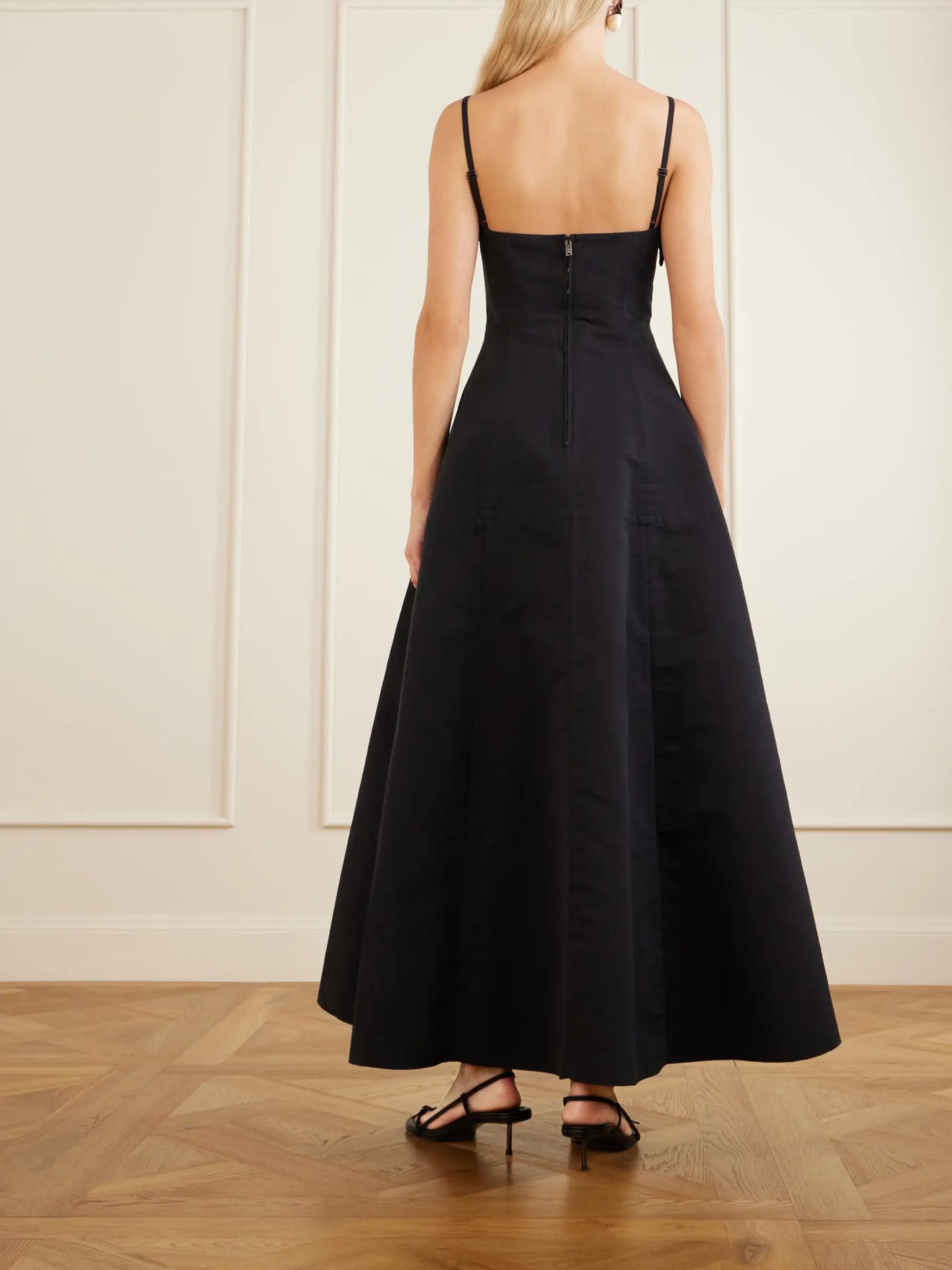 Neneh Cotton And Silk-blend Maxi Dress