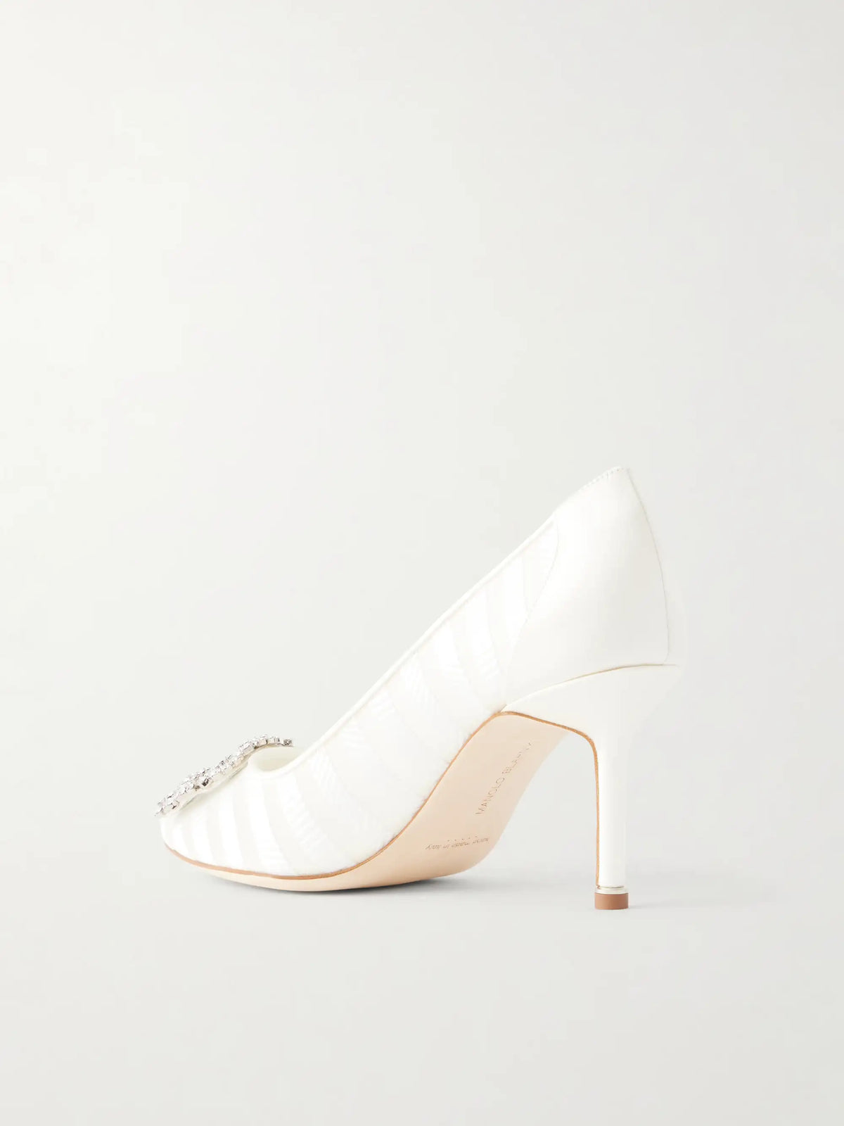 Hangisila 70 Leather And Mesh Pumps
