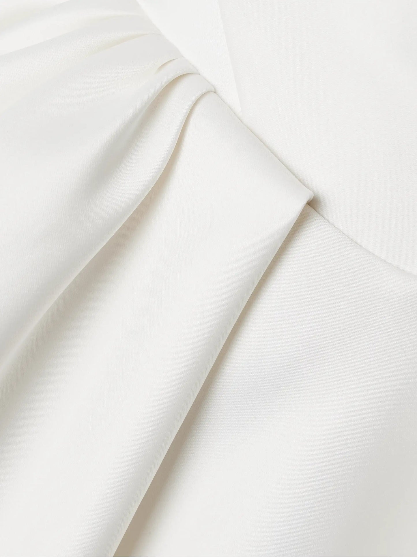 Bagatelle Off-the-shoulder Gathered Duchesse Silk-satin Mini Dress