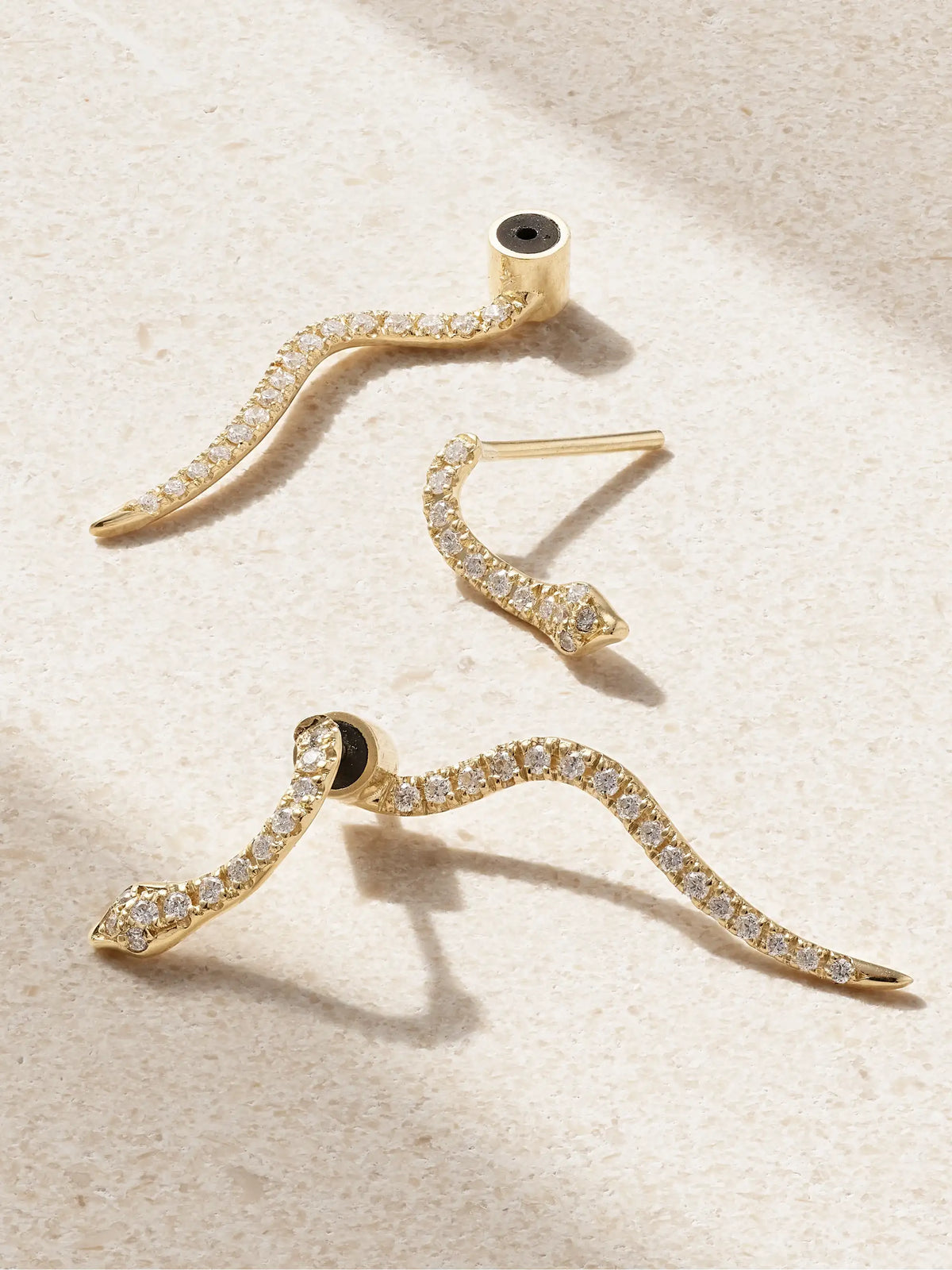 Boa 18-karat Gold Diamond Earrings