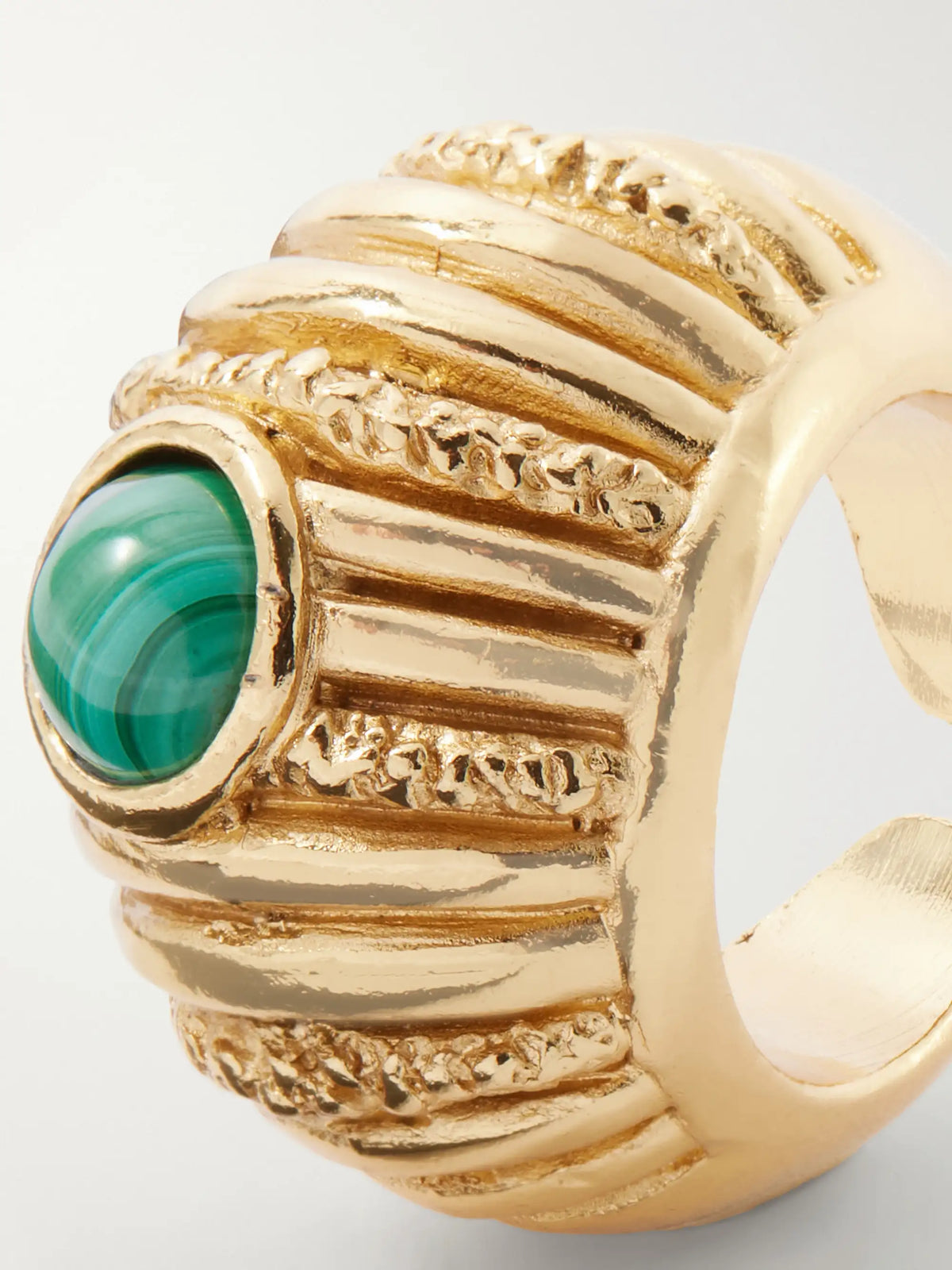 Paola Sighinolfi Reef Gold-plated Onyx Ring
