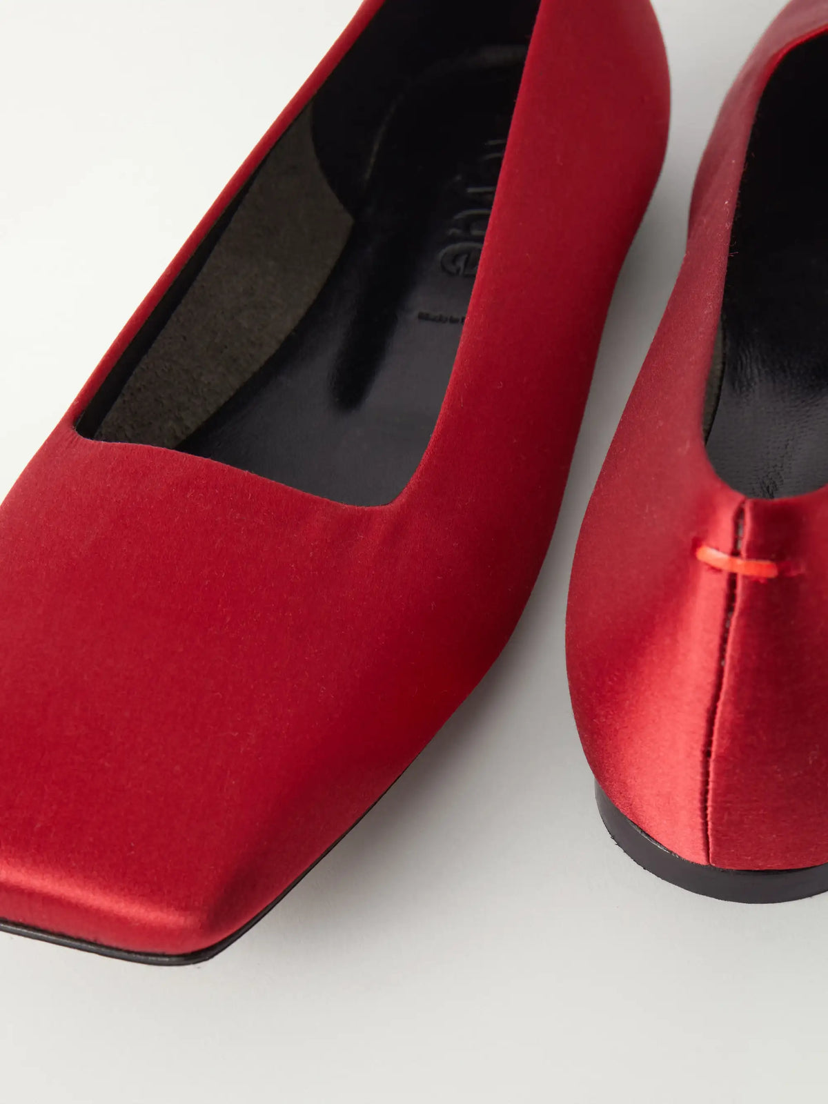 Aeyde Satin Ballet Flats