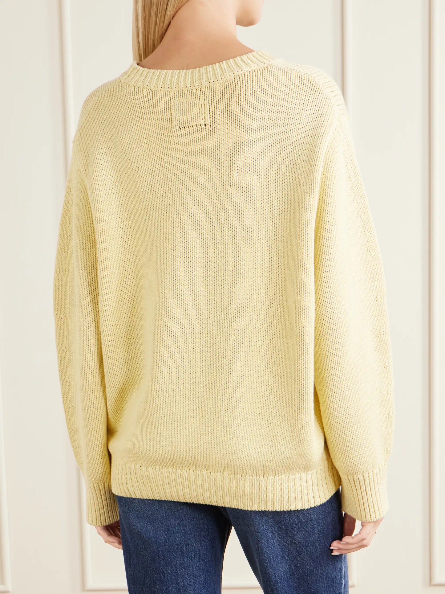 Oversized Organic Cotton-blend Sweater