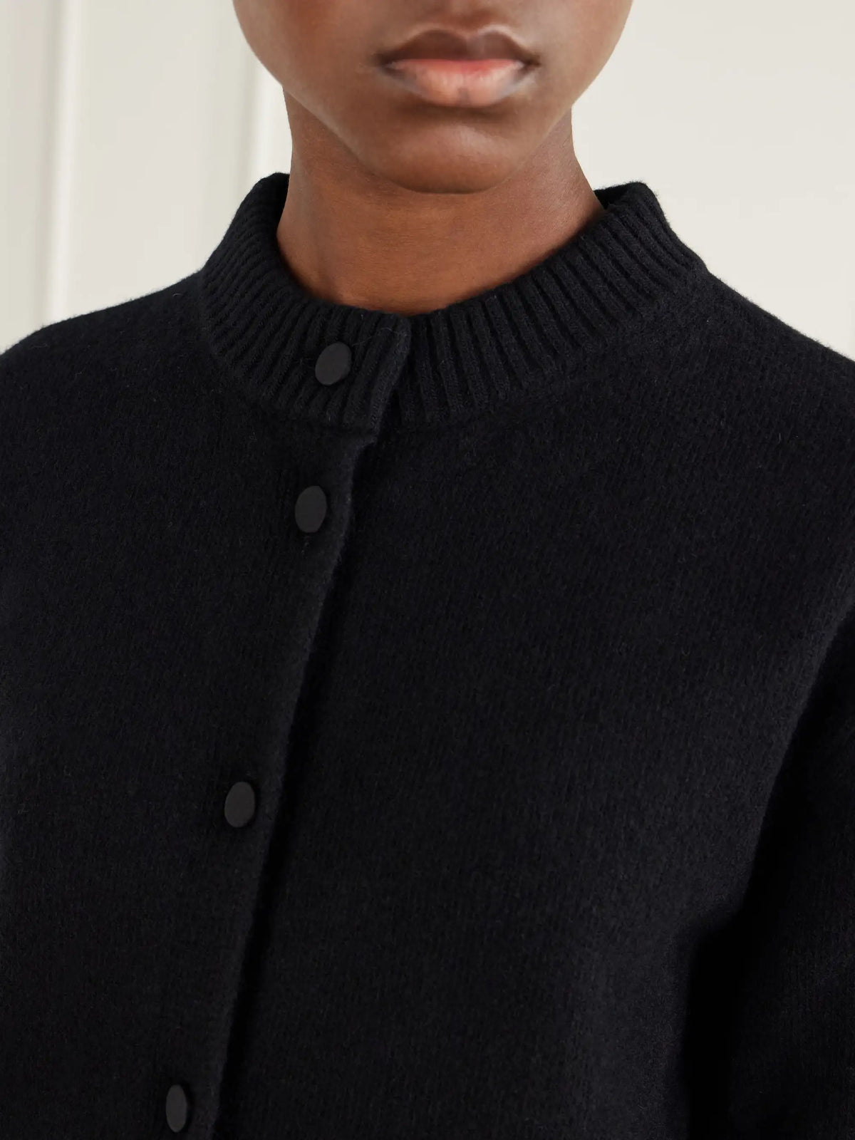 RÓHE Calf Hair-trimmed Wool-blend Cardigan