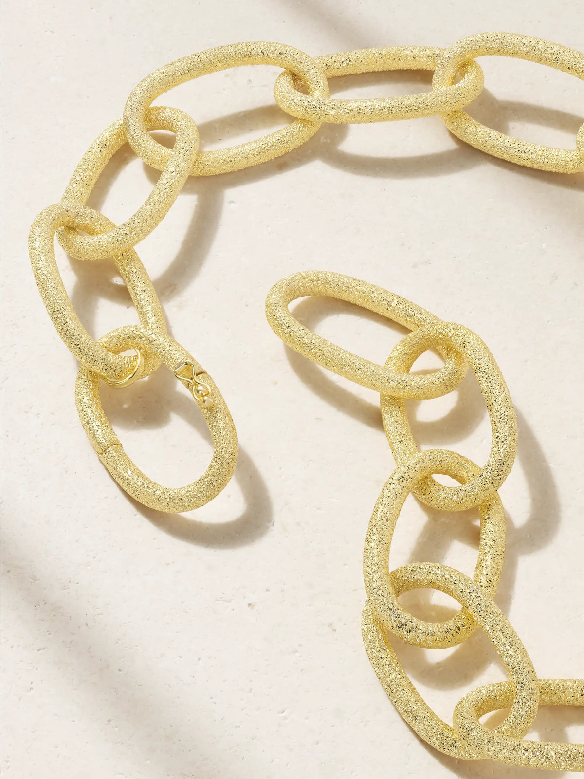 Florentine Finish 18-karat Gold Necklace