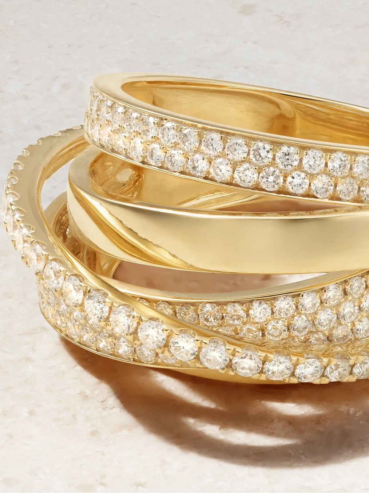SHAY Orbit 18-karat Gold Diamond Ring