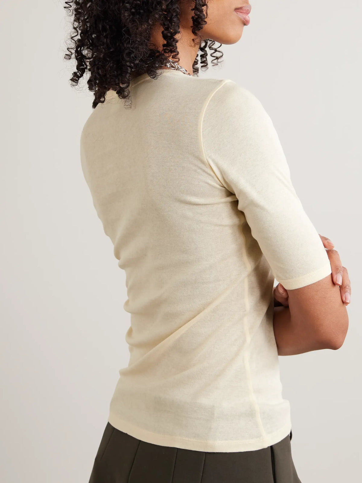 Anna Organic Cotton-jersey T-shirt