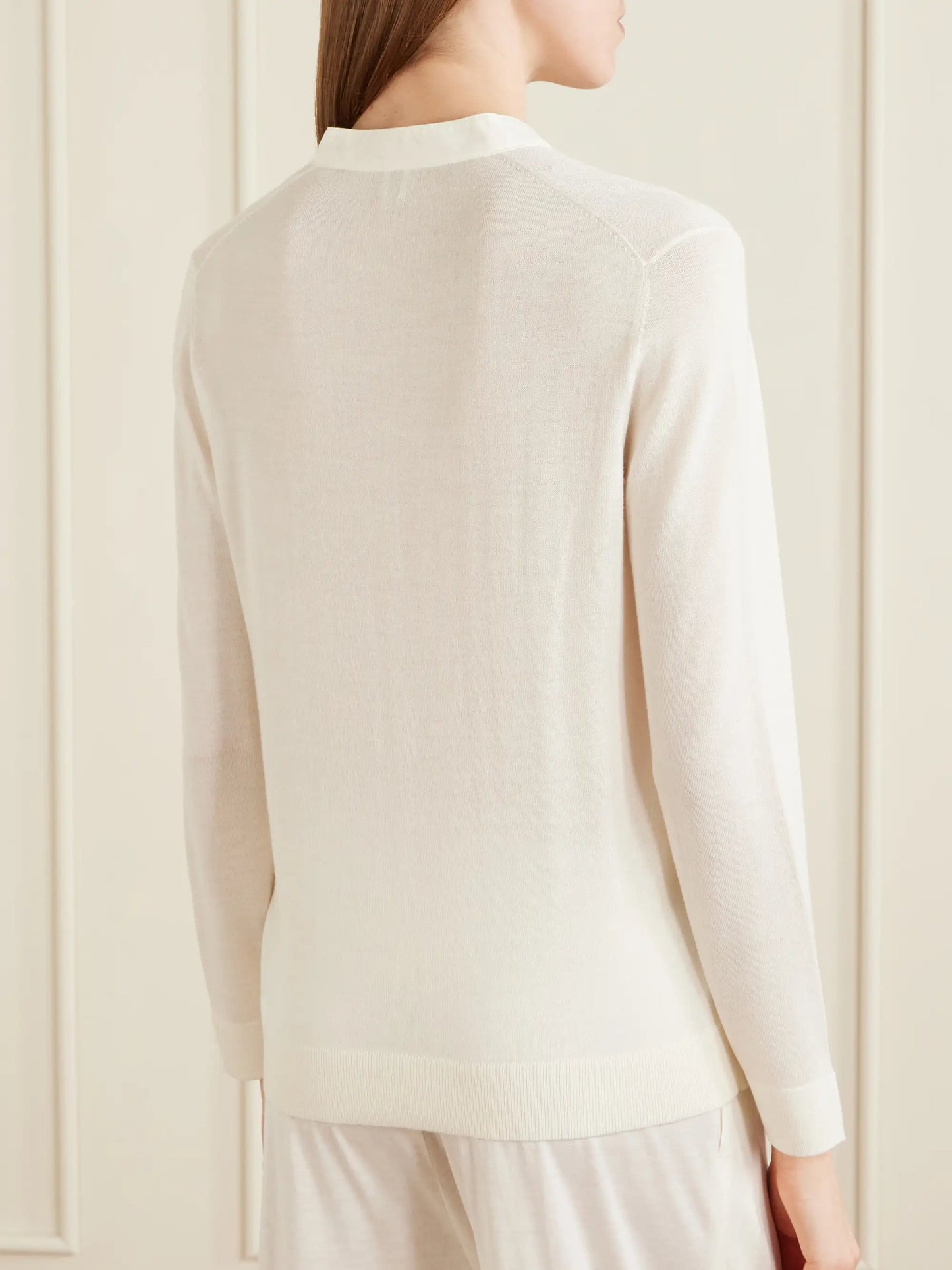 Wool And Silk-blend Sweater