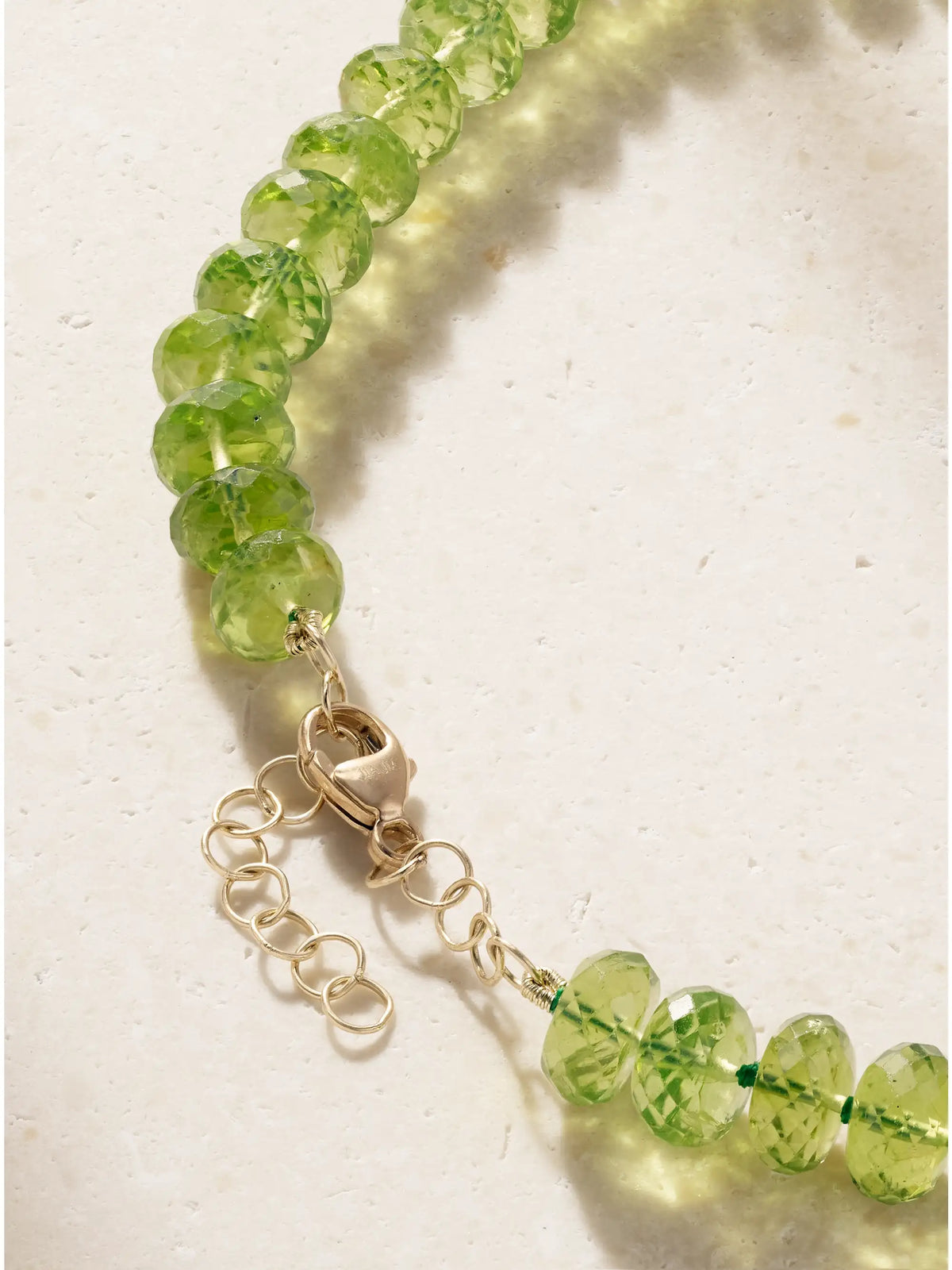 Oracle 14-karat Gold Peridot Necklace