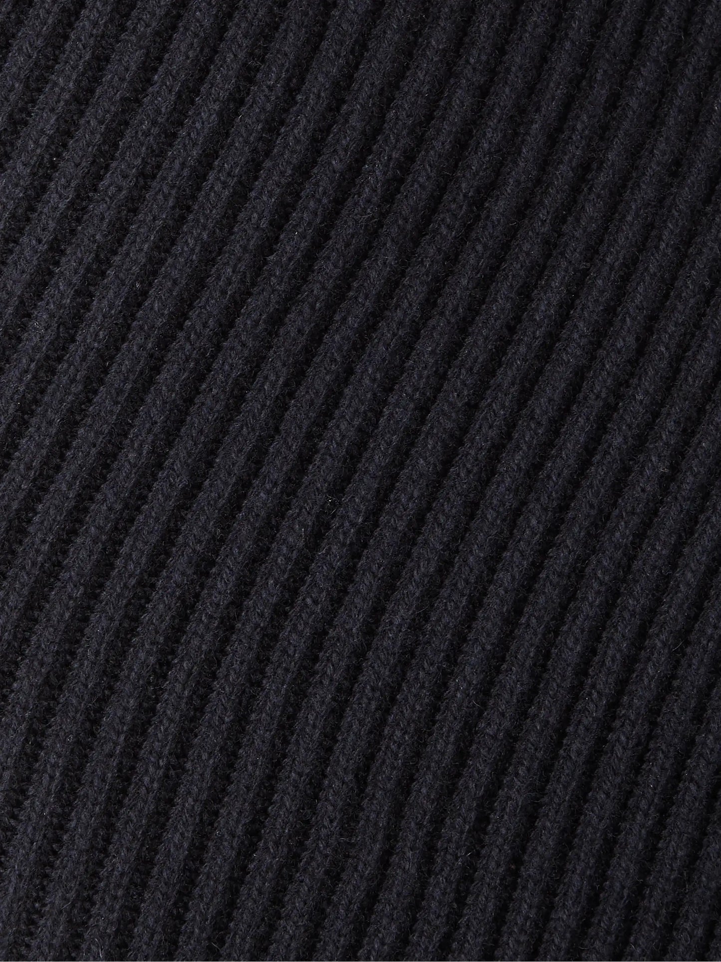 Asymmetric Ribbed Wool And Cashmere-blend Skirt
