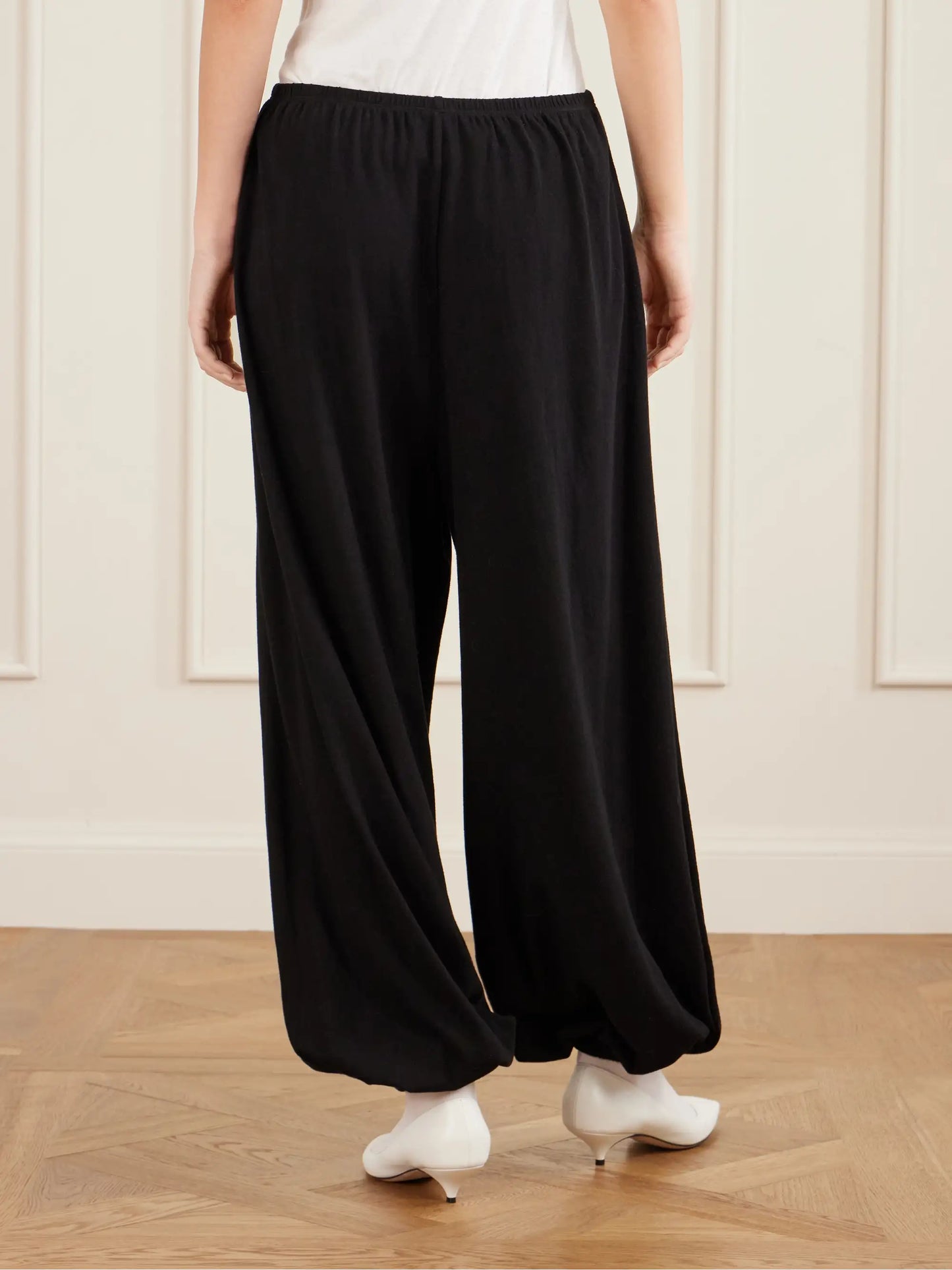 Fiamma Cotton, Cashmere And Silk-blend Balloon Pants