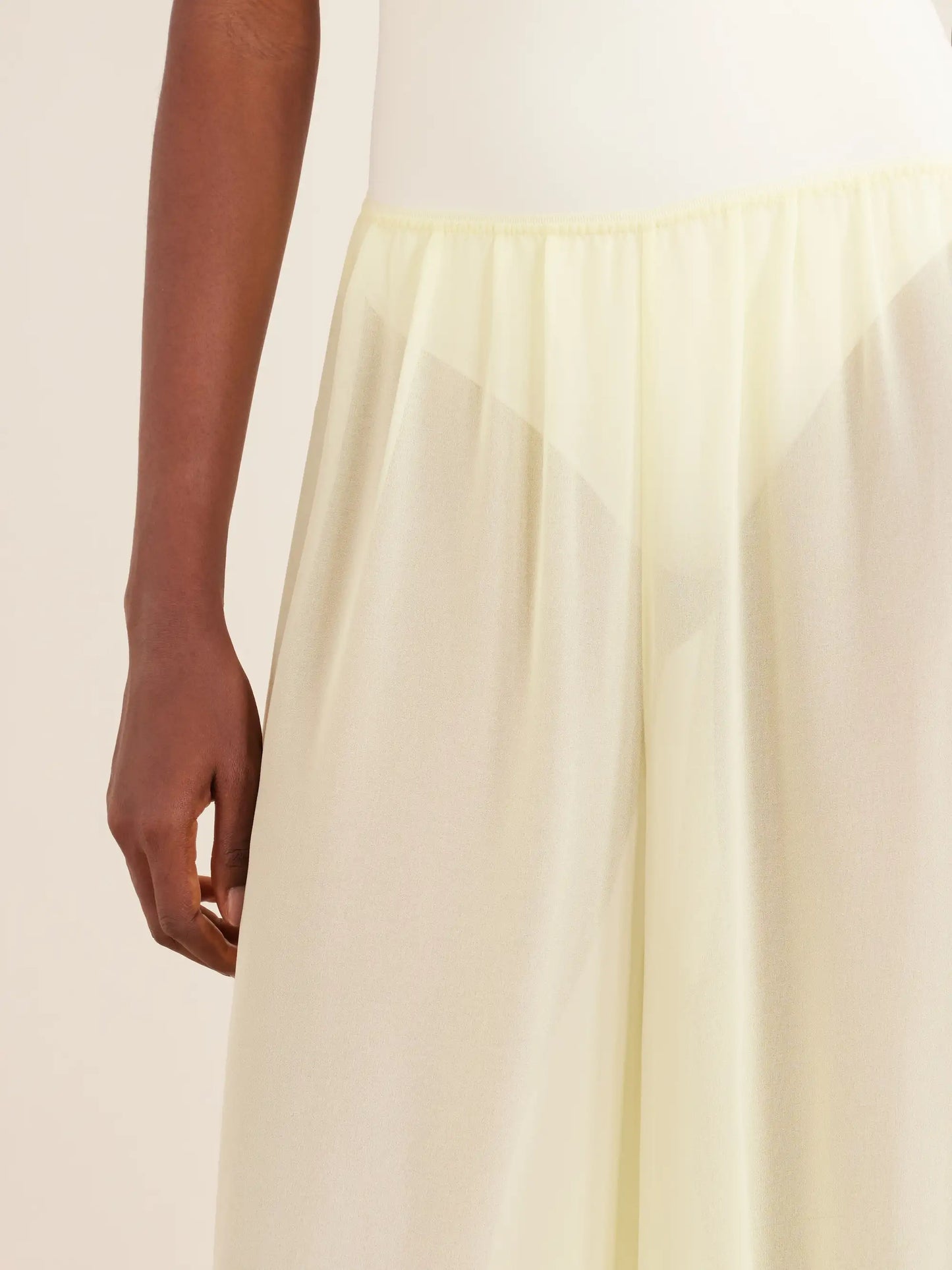 Mio Crepe Wide-leg Pants