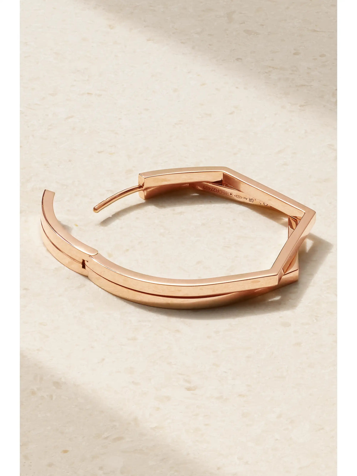 Antifer Large 18-karat Rose Gold Single Hoop Earring