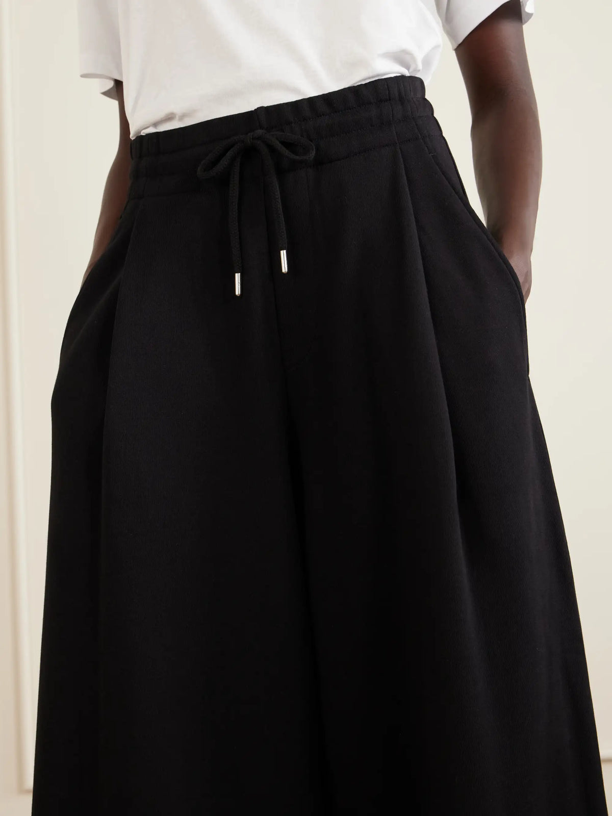 Dries Van Noten Cotton-jersey Wide-leg Track Pants