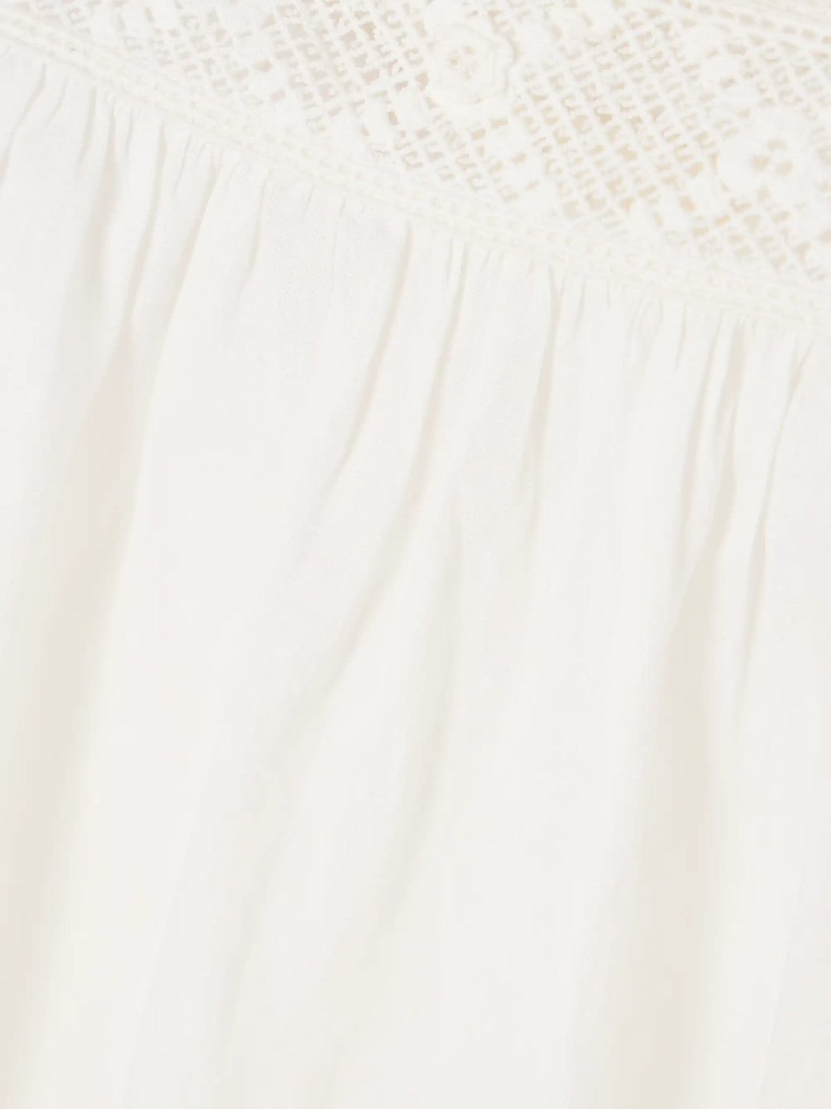 Almadia Crochet-trimmed Ramie Mini Dress