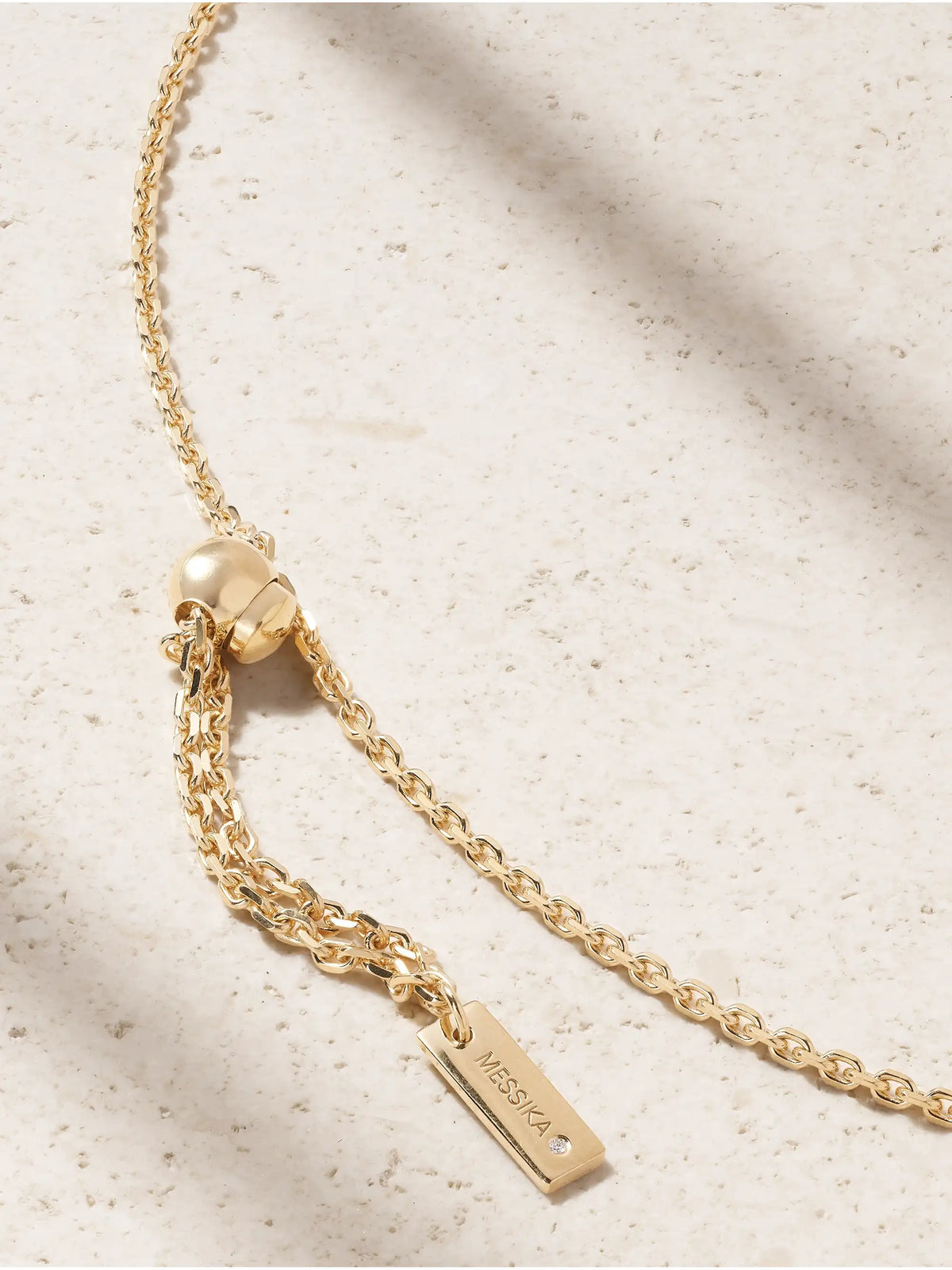 Lucky Move 18-karat Gold, Malachite And Diamond Necklace