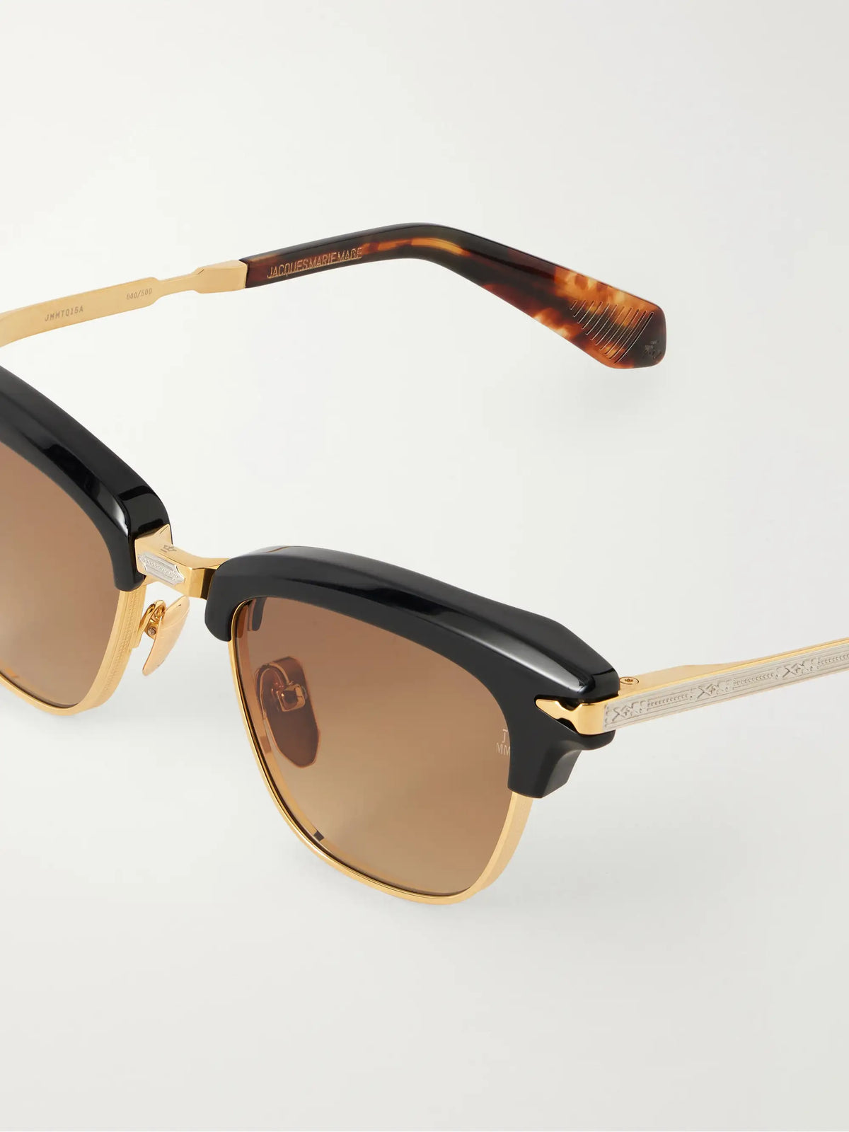Sartre Round-frame Acetate And Metal Sunglasses