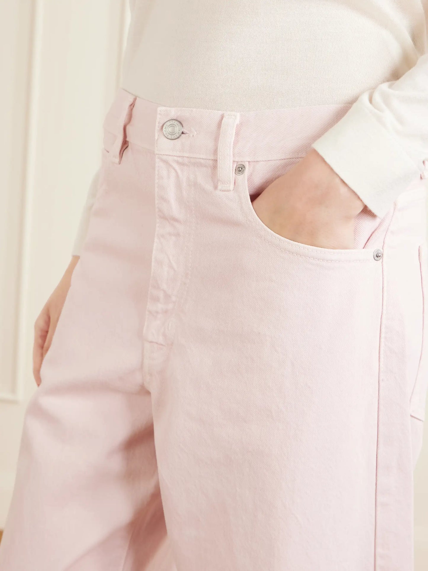 The Bubble High-rise Wide-leg Jeans