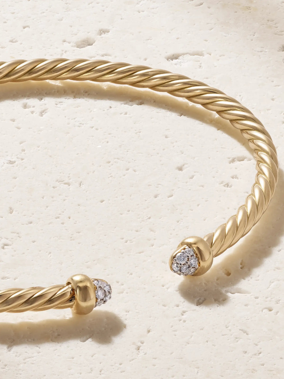 Cablespira 18-karat Gold Diamond Bracelet
