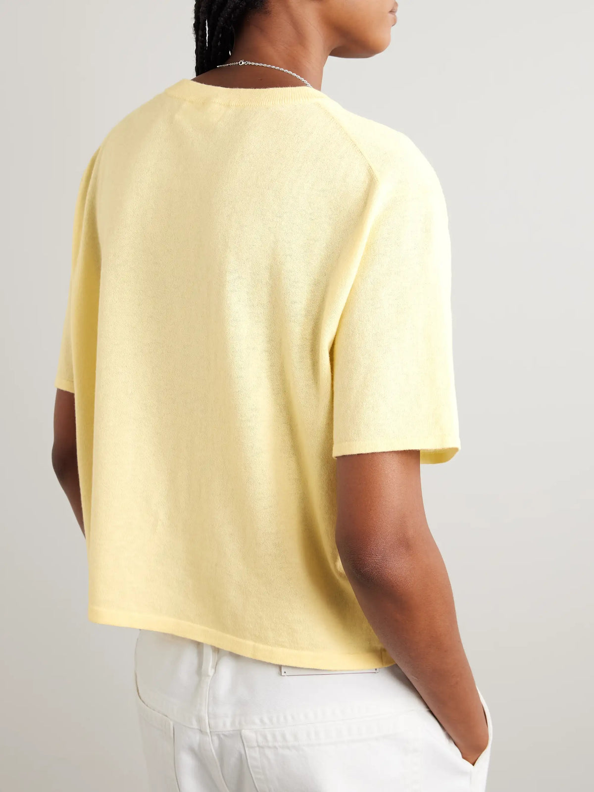 LISA YANG Rubie Cotton And Cashmere-blend T-shirt