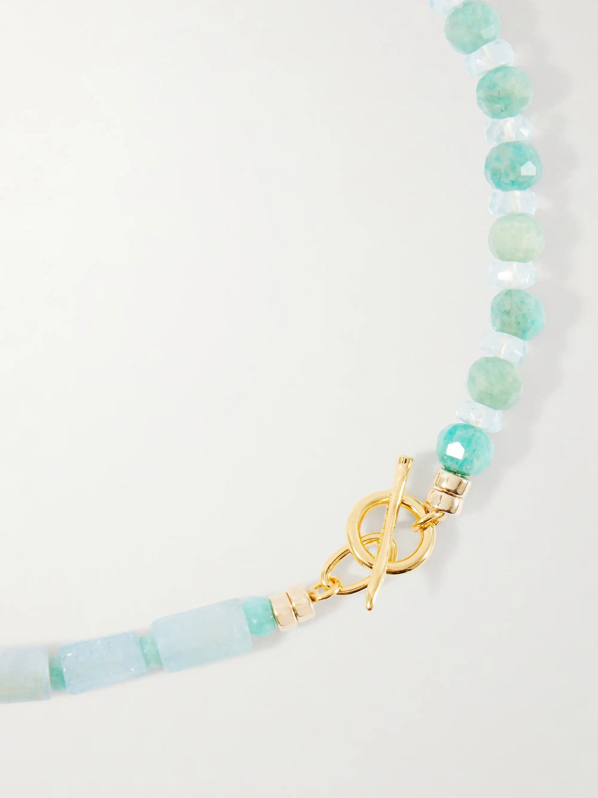Cabana Gold-plated Multi-stone, Glass And Pearl Beaded Necklace