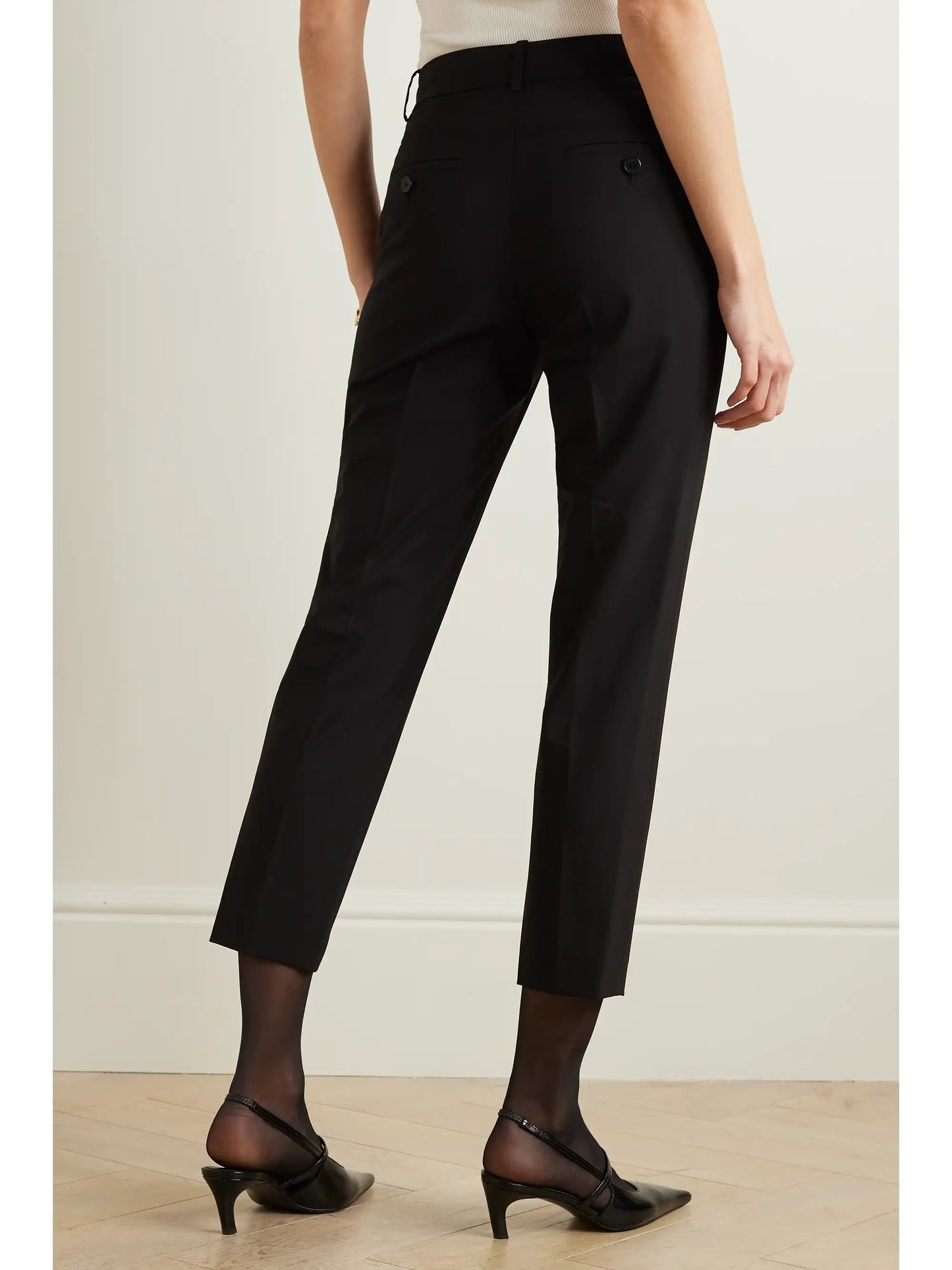 Treeca 2 Cropped Wool-blend Slim-leg Pants