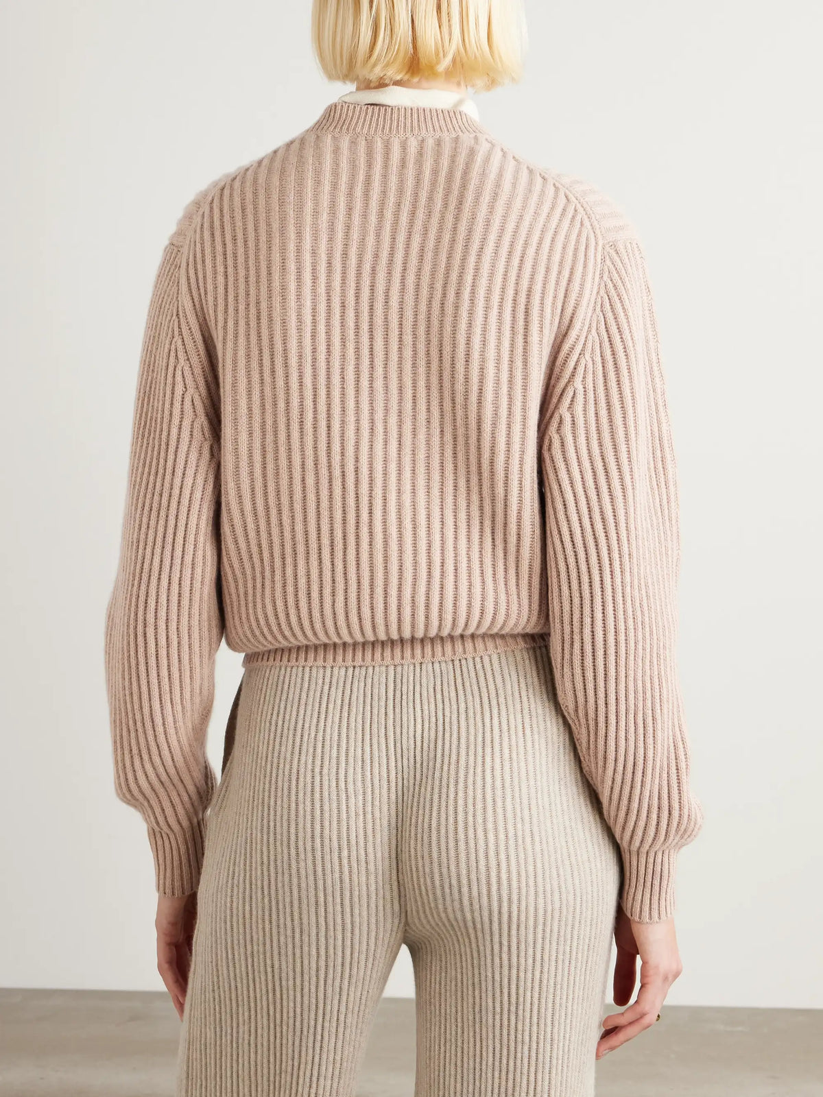 Loro Piana Plane Tree Ribbed Cashmere Sweater