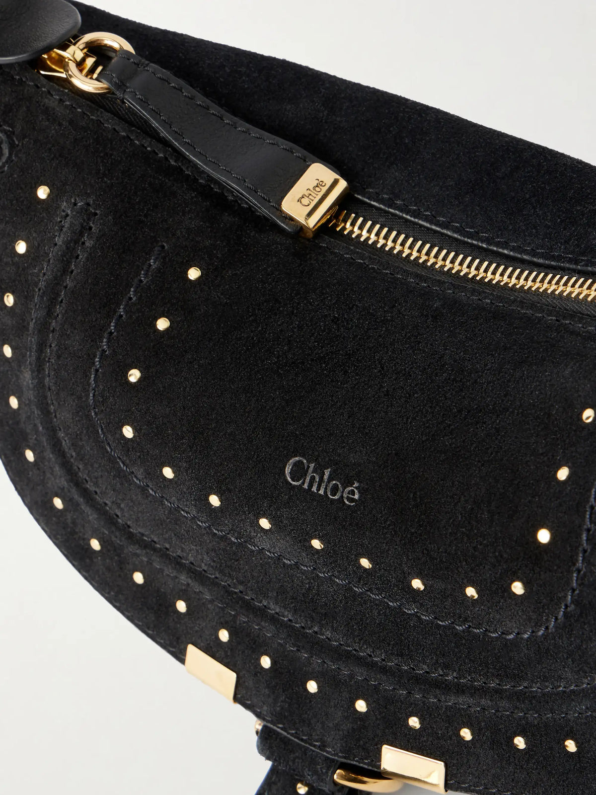Marcie Mini Studded Suede Tote