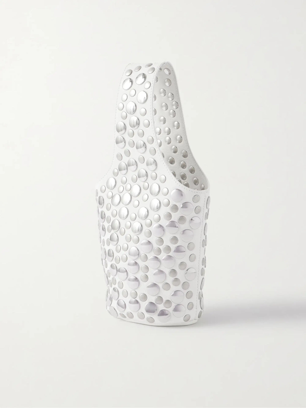 Livia Small Studded Leather Tote