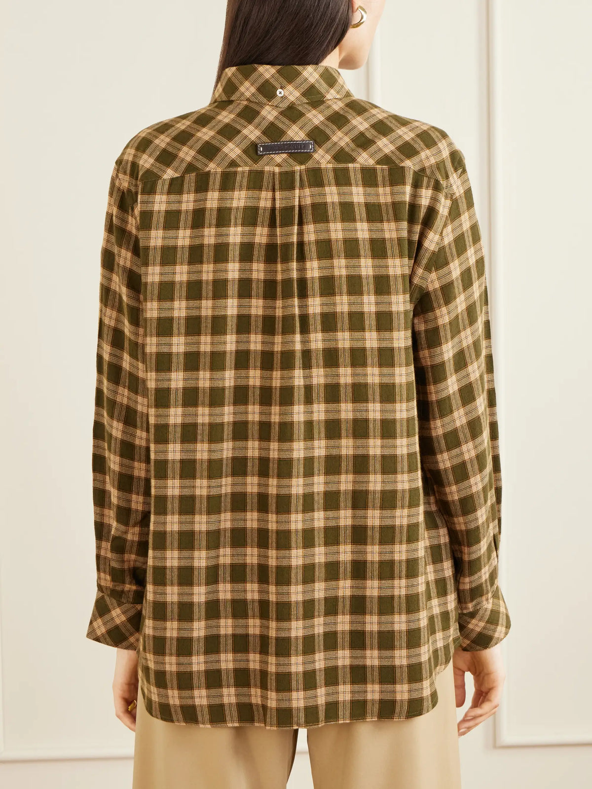 Wales Bonner Ritual Checked Flannel Shirt