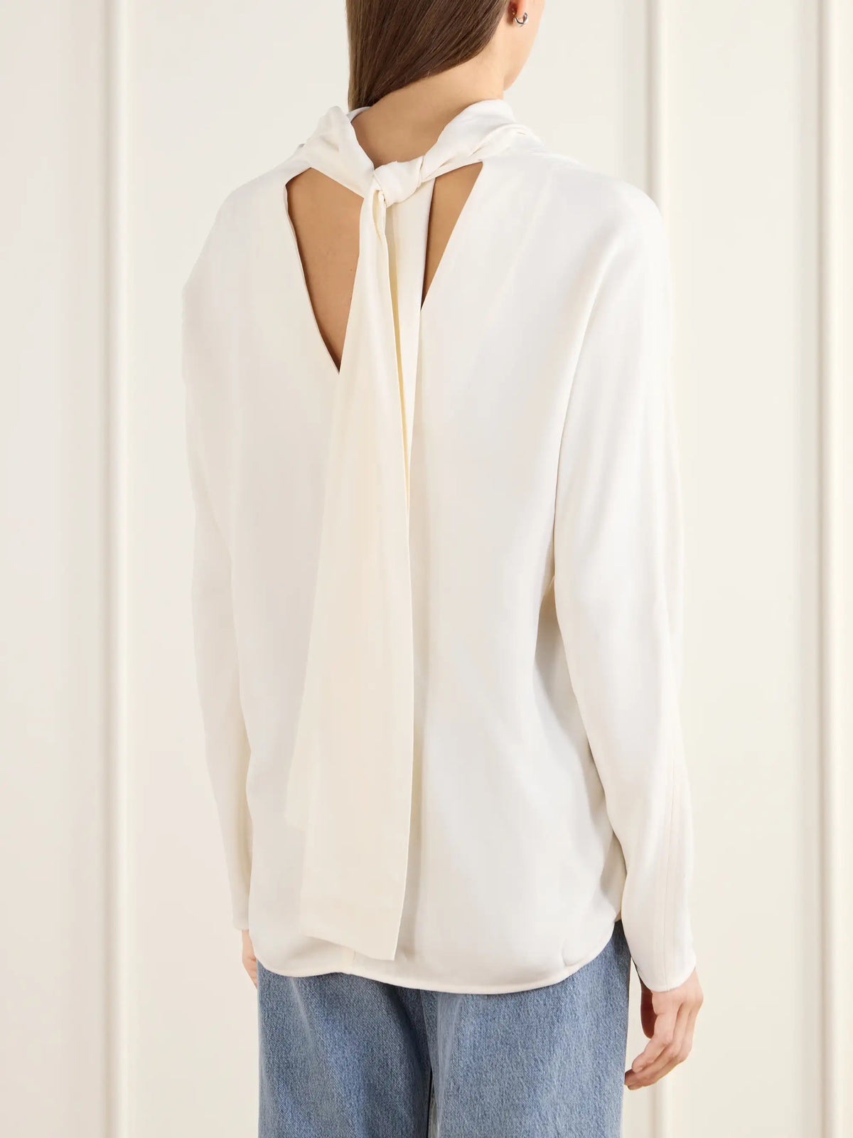 TOTEME Draped Cady Blouse