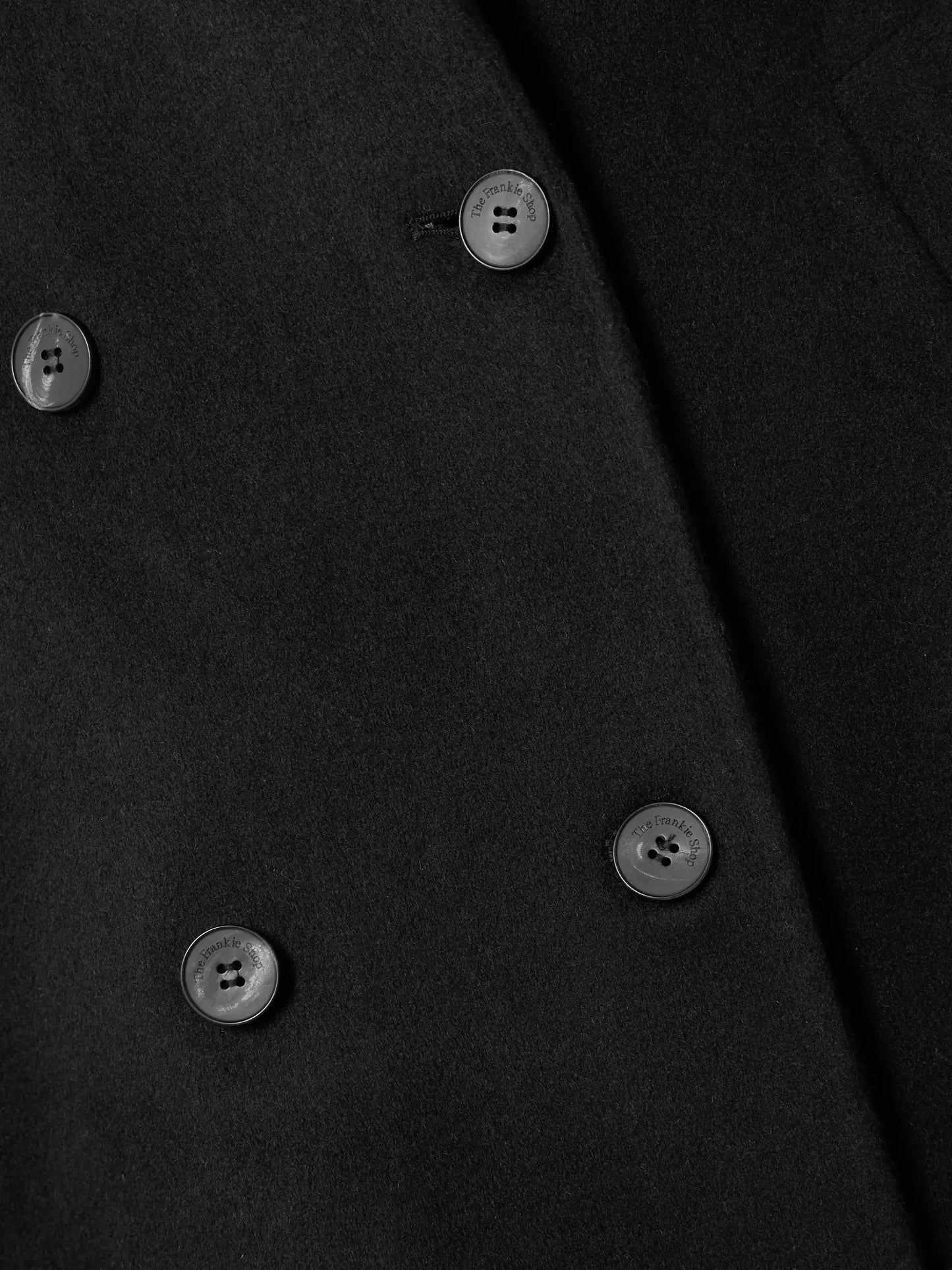 Gaia Oversized Double-breasted Wool-blend Coat