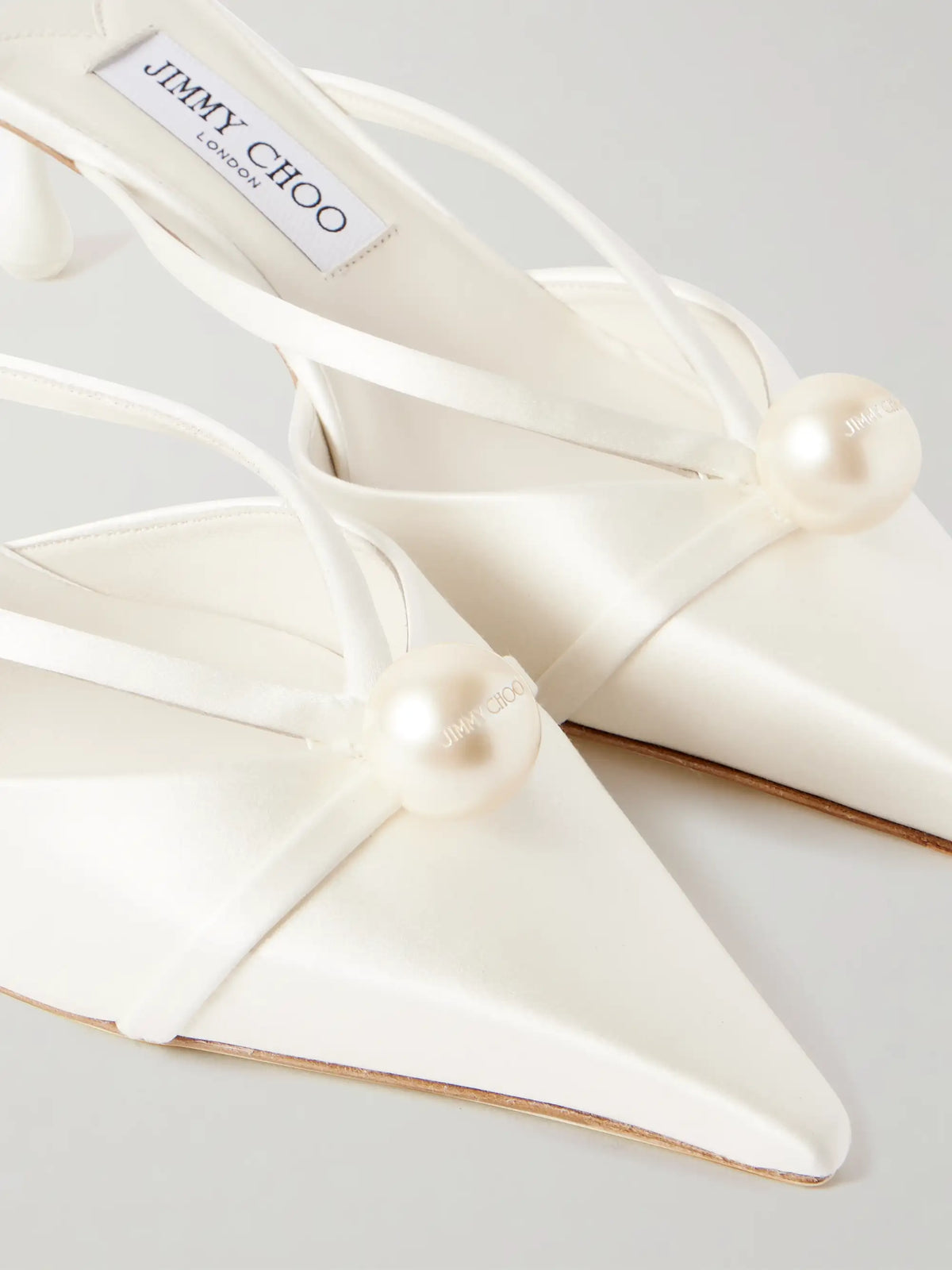 Sana 50 Embellished Satin Mules