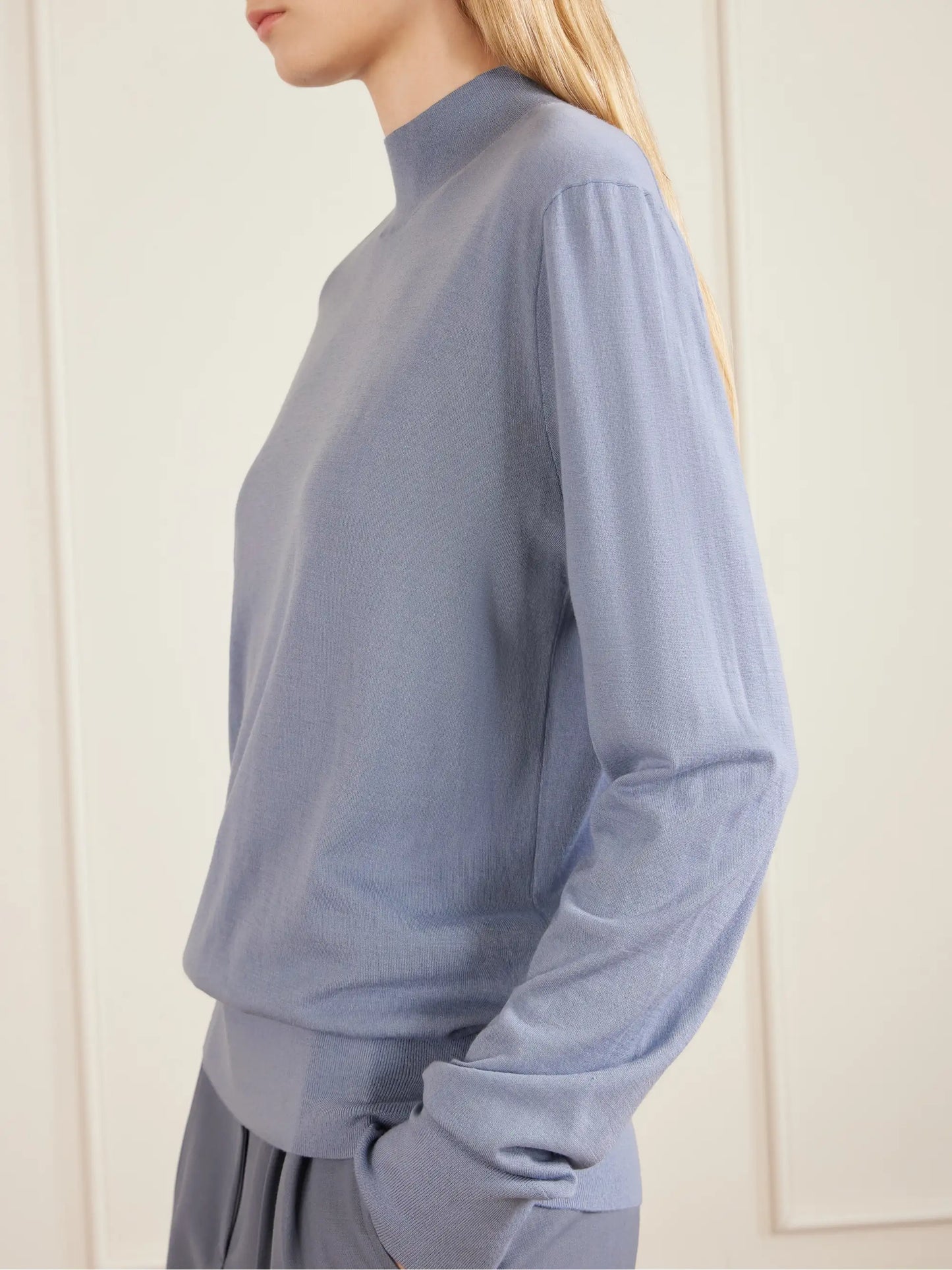 Nari Wool Mock-neck Sweater