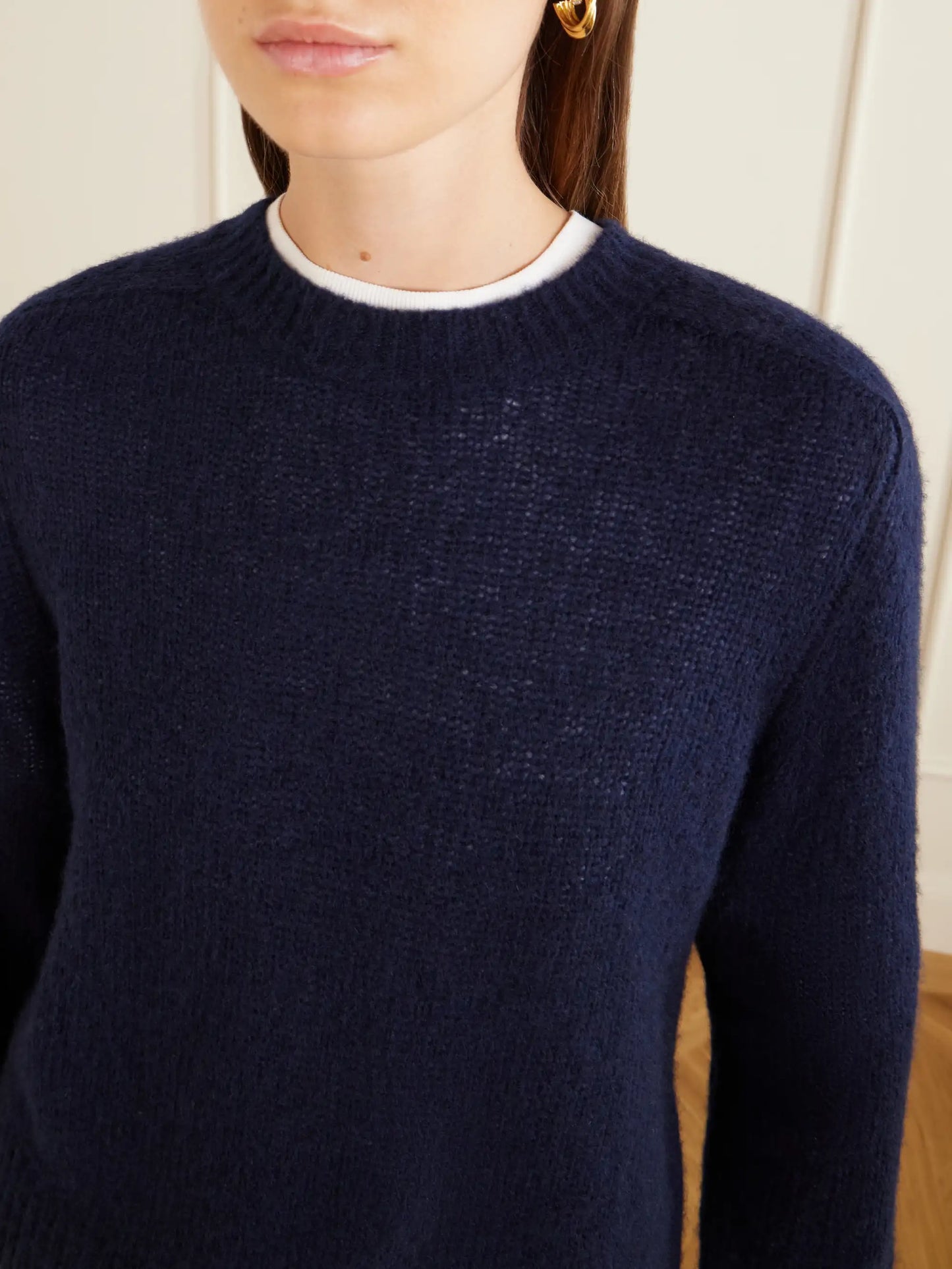 Solene Cashmere And Silk-blend Sweater