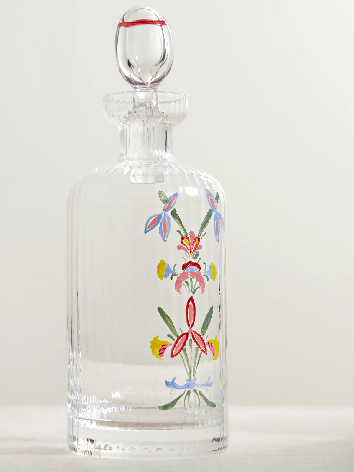 Painted Glass Bottle