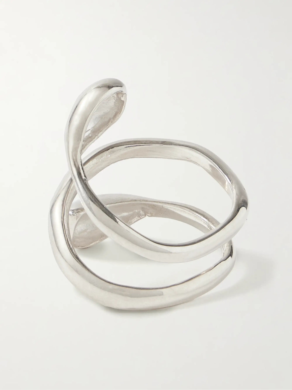 Dual Flora Recycled Silver Ring