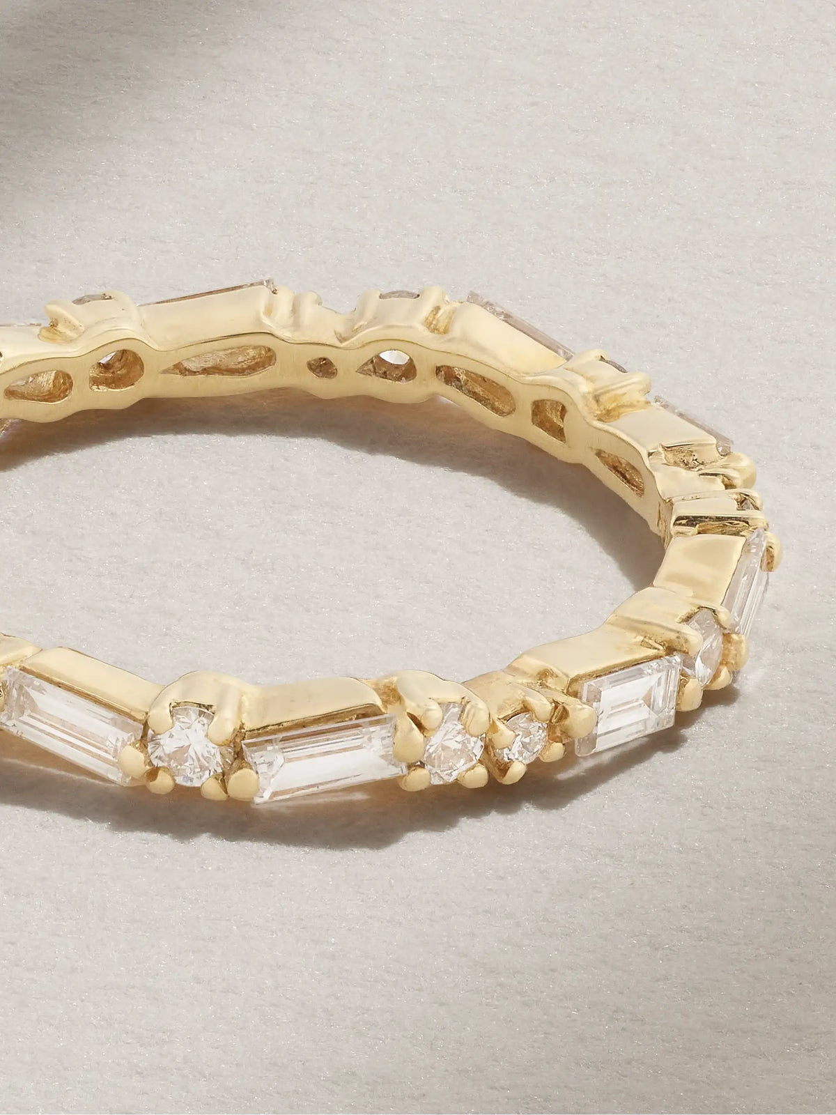 Suzanne Kalan 18-karat Gold Diamond Ring