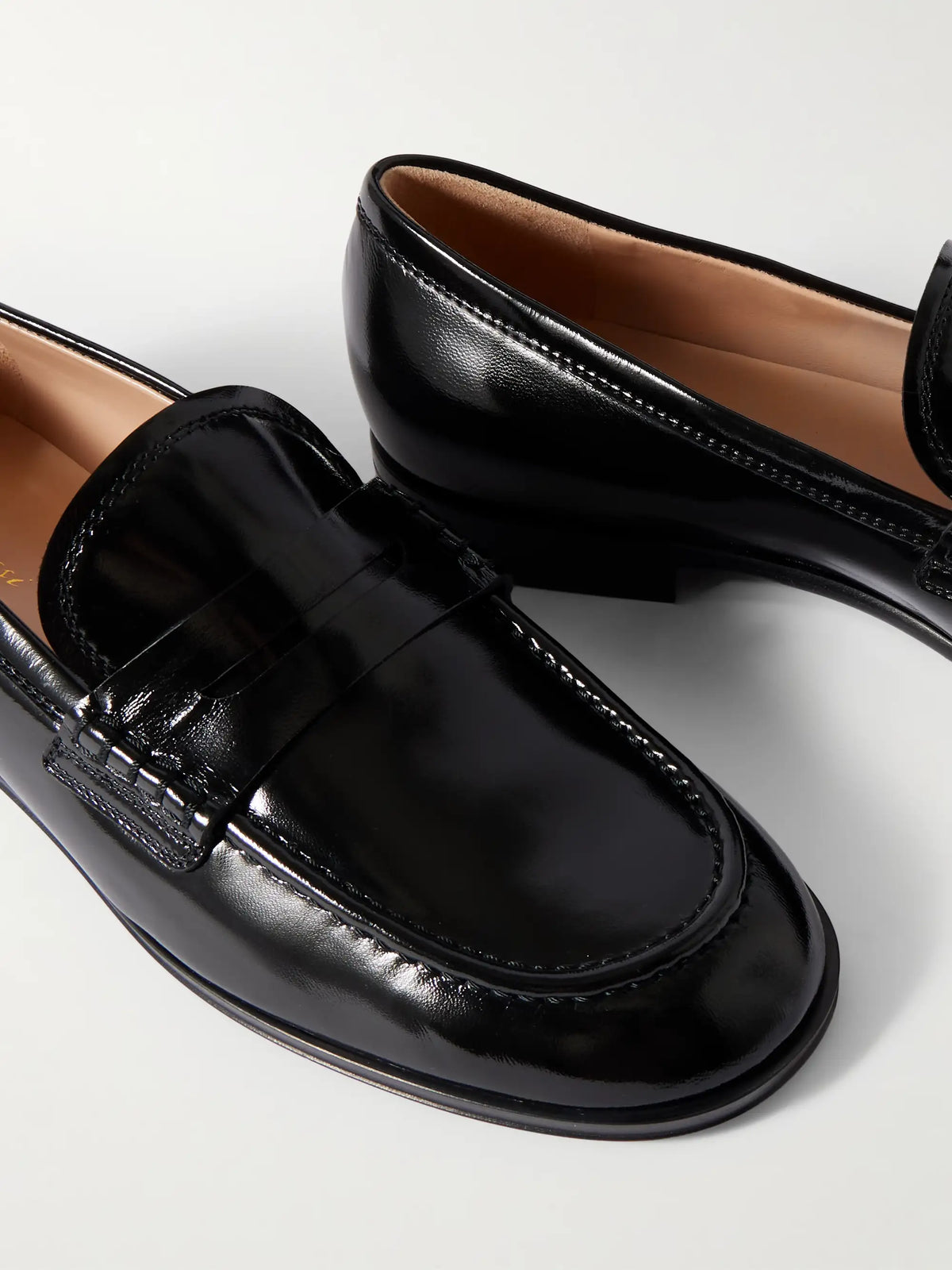 Georgie Patent-leather Loafers