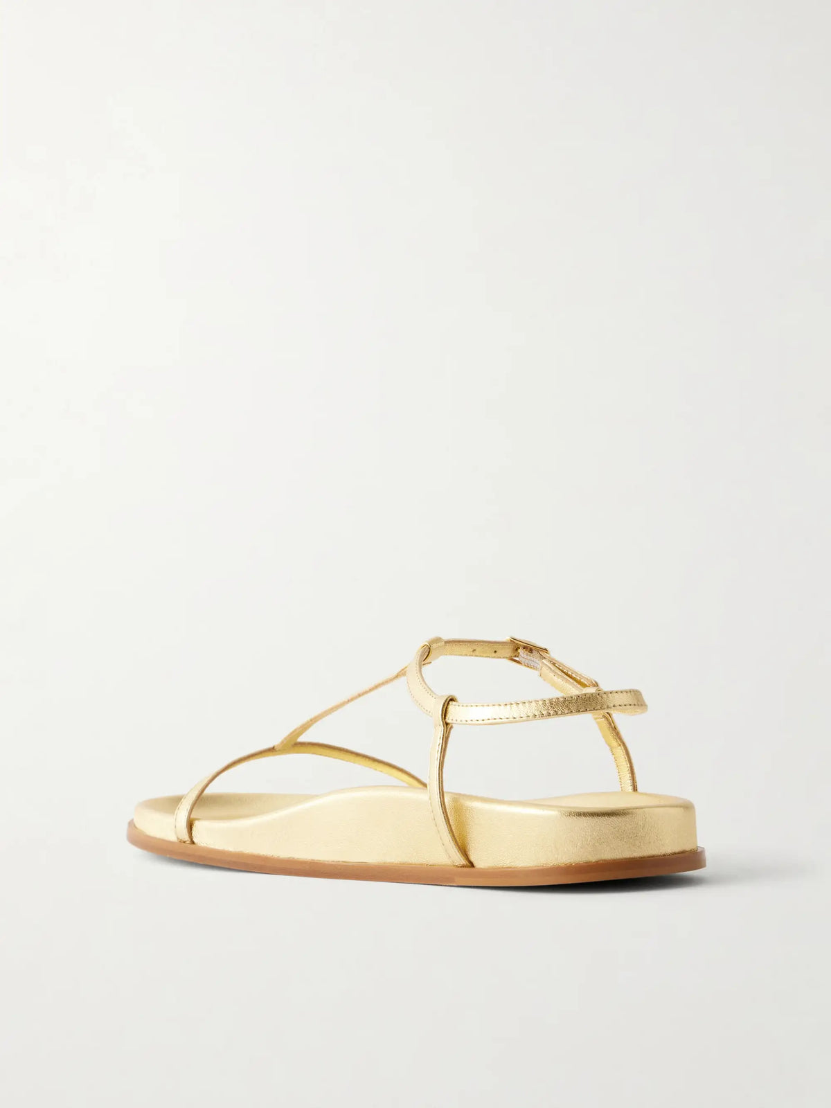 Aya Metallic-leather Sandals