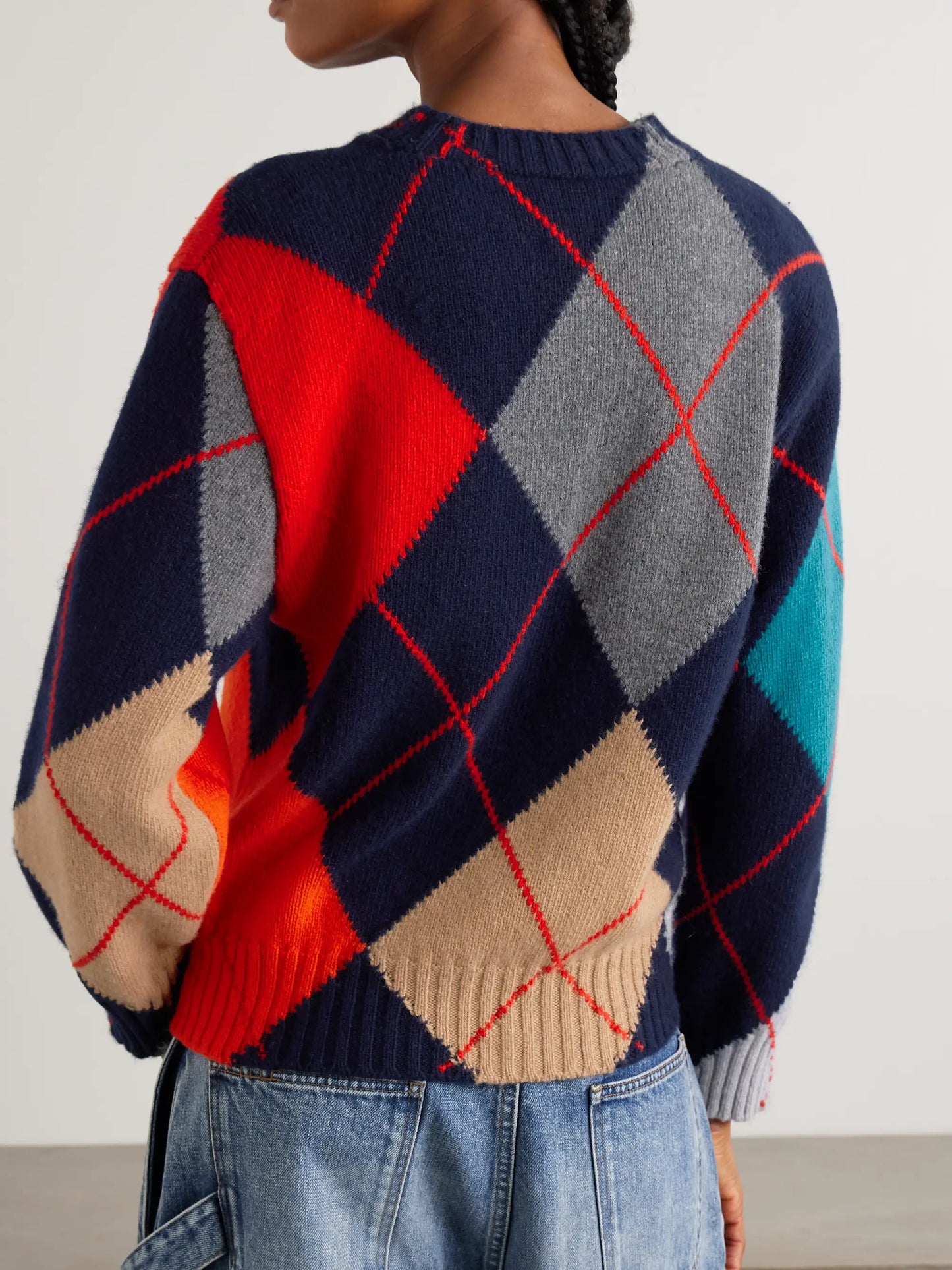 + Pringle Argyle Wool Sweater